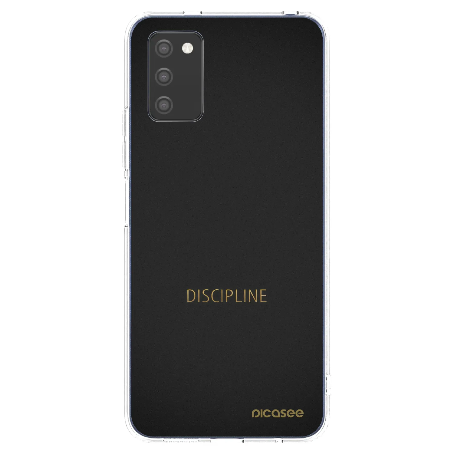 Picasee husă transparentă din silicon pentru Samsung Galaxy A03s A037G - Discipline