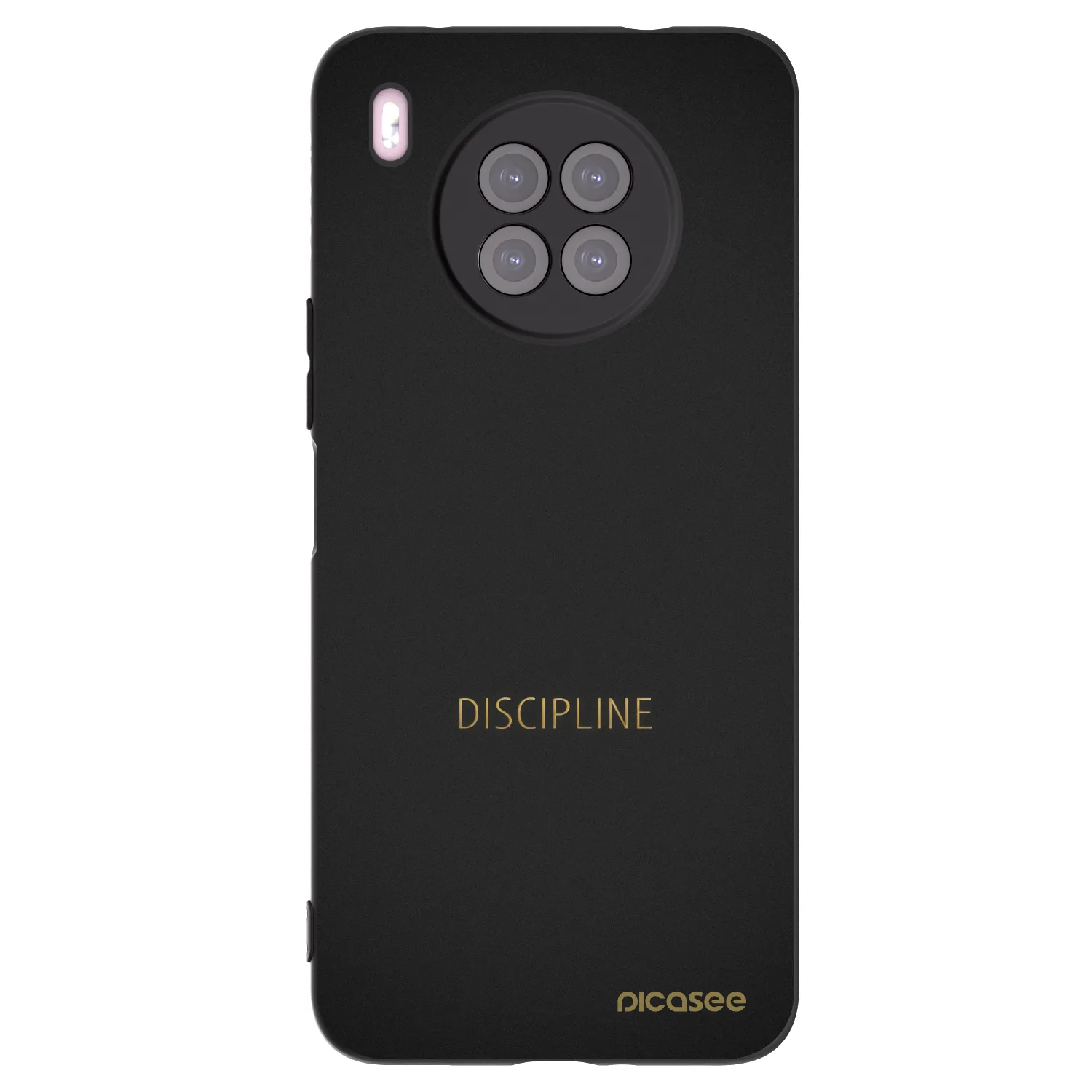 Picasee husă neagră din silicon pentru Huawei Nova 8i - Discipline