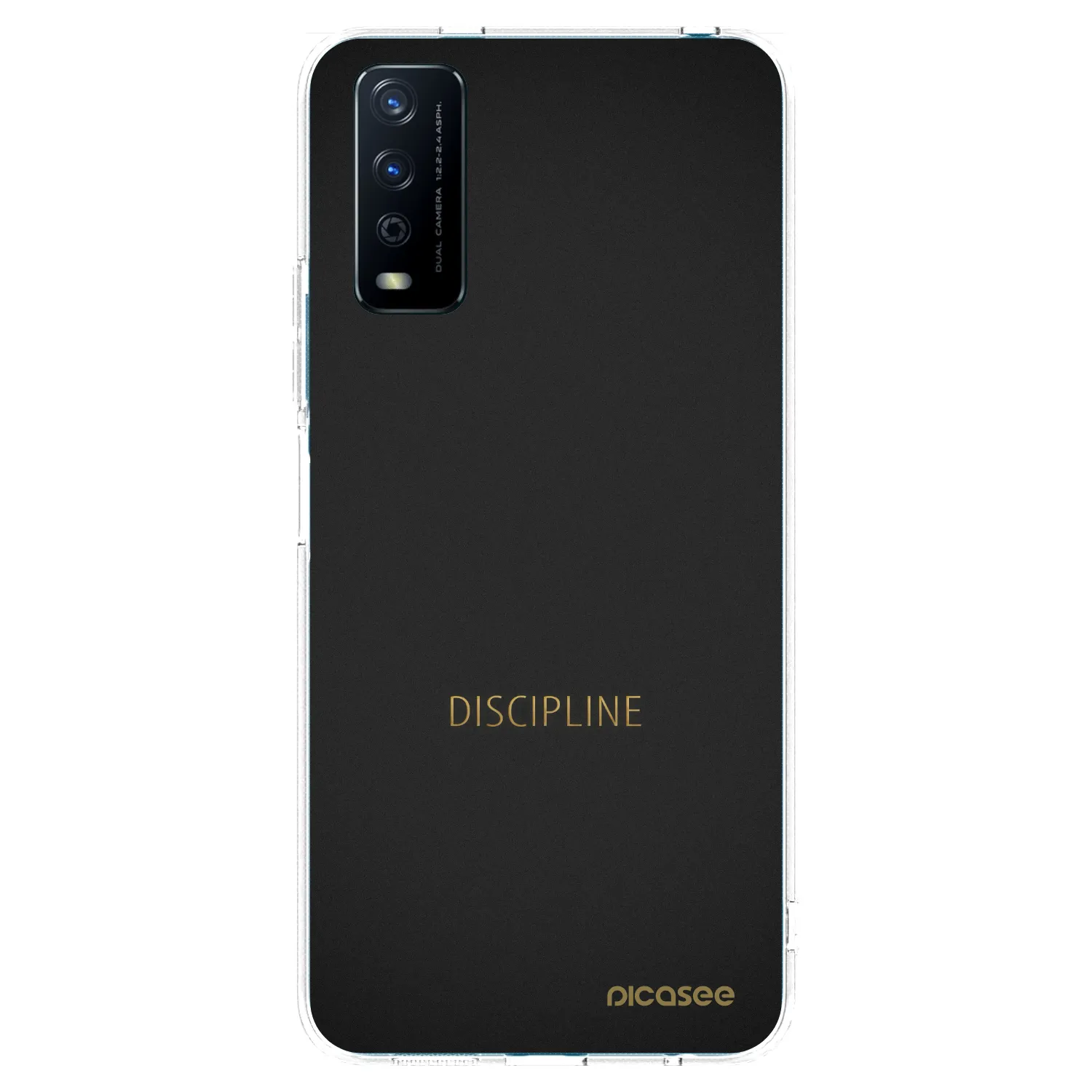 Picasee husă transparentă din silicon pentru Vivo Y11s - Discipline