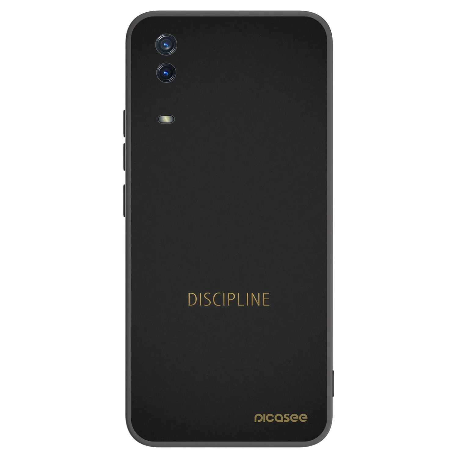 Picasee husă neagră din silicon pentru Vivo Y11s - Discipline