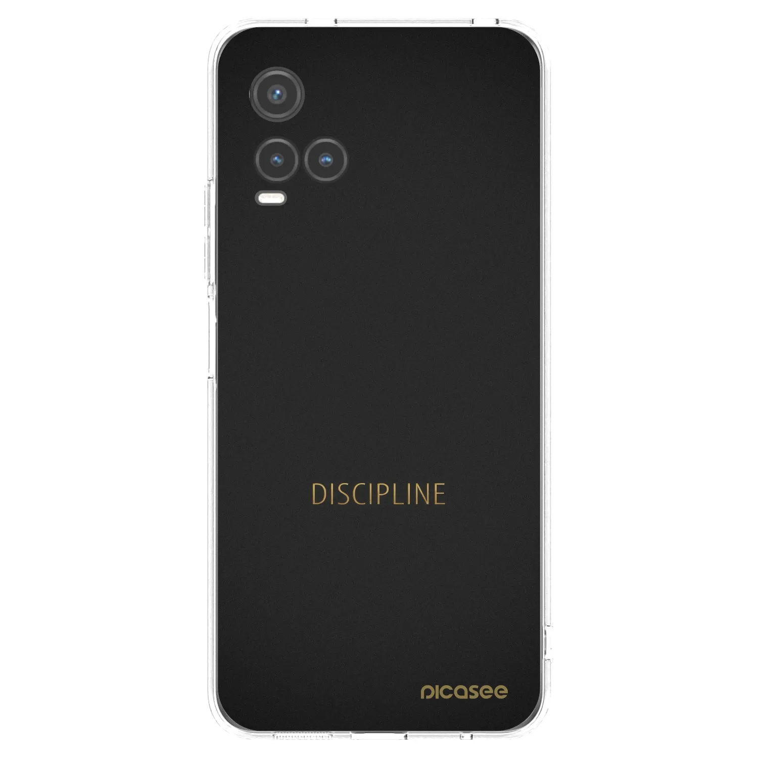 Picasee husă transparentă din silicon pentru Vivo Y33s - Discipline