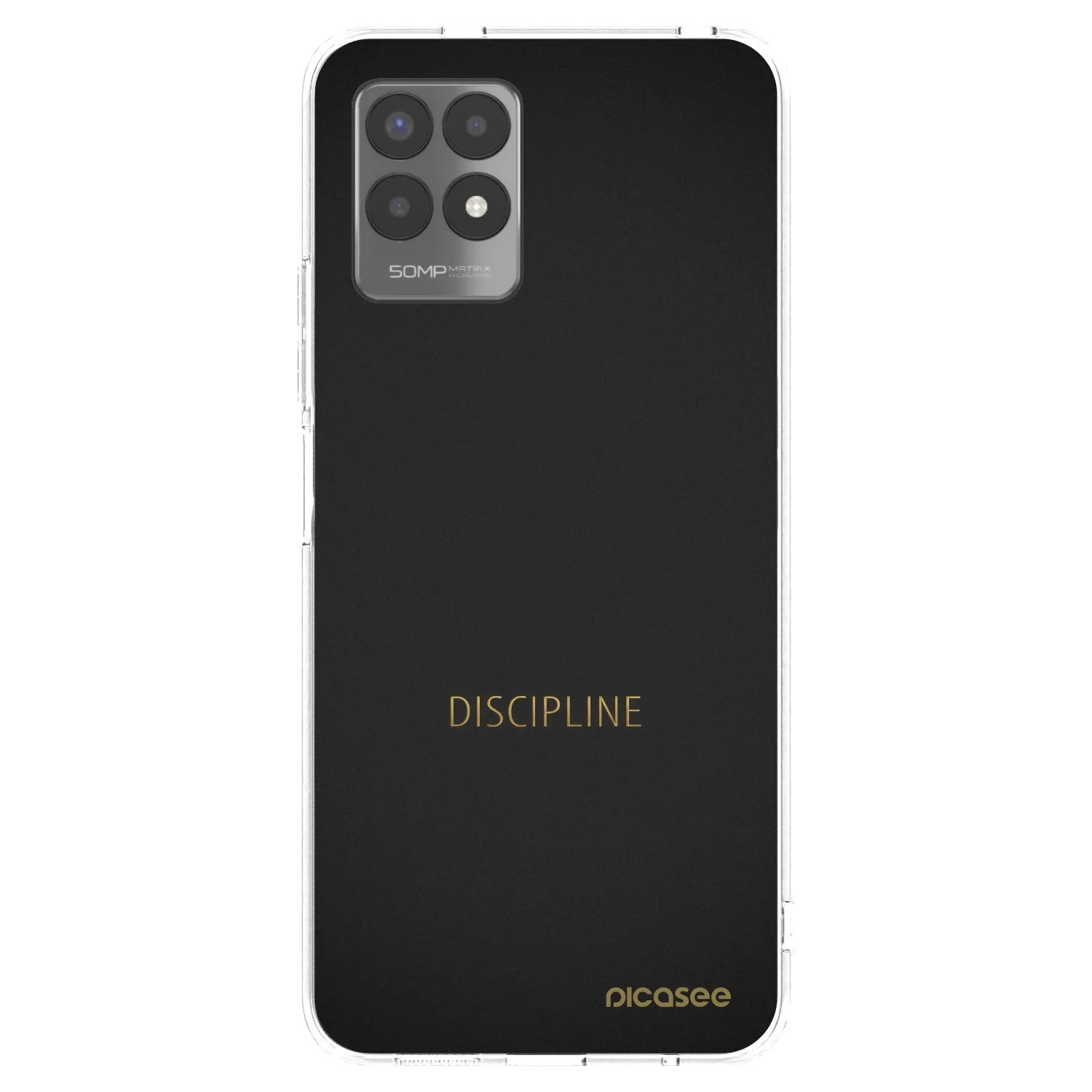 Picasee husă transparentă din silicon pentru Realme 8i - Discipline