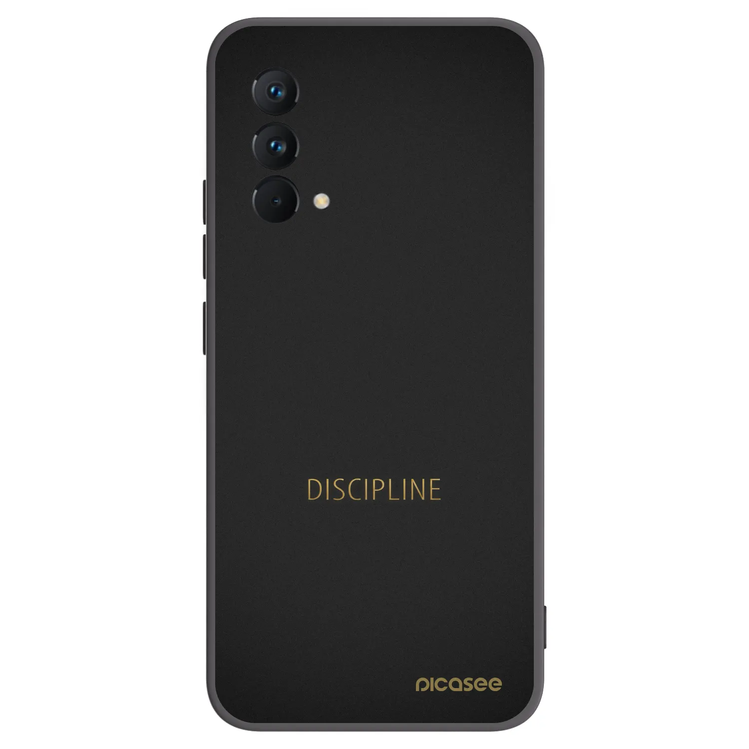 Picasee husă neagră din silicon pentru Realme GT Master Edition 5G - Discipline
