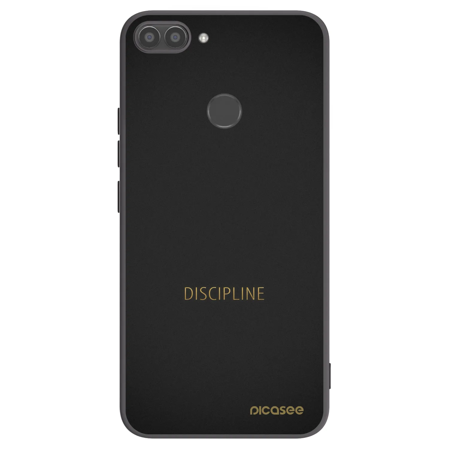 Picasee husă neagră din silicon pentru Huawei P Smart - Discipline