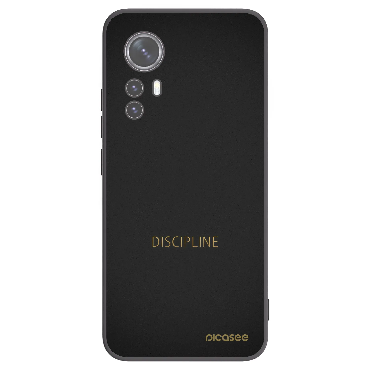 Picasee husă neagră din silicon pentru Xiaomi 12X - Discipline