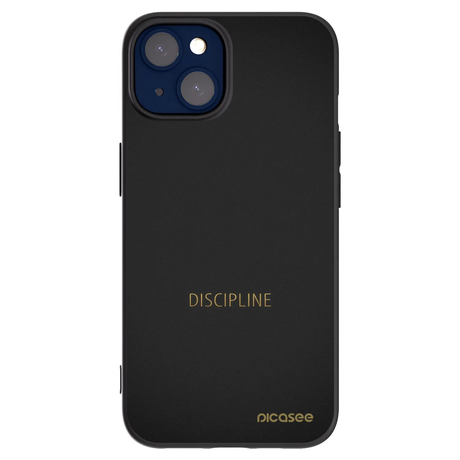 Picasee husă neagră din silicon pentru Apple iPhone 14 - Discipline
