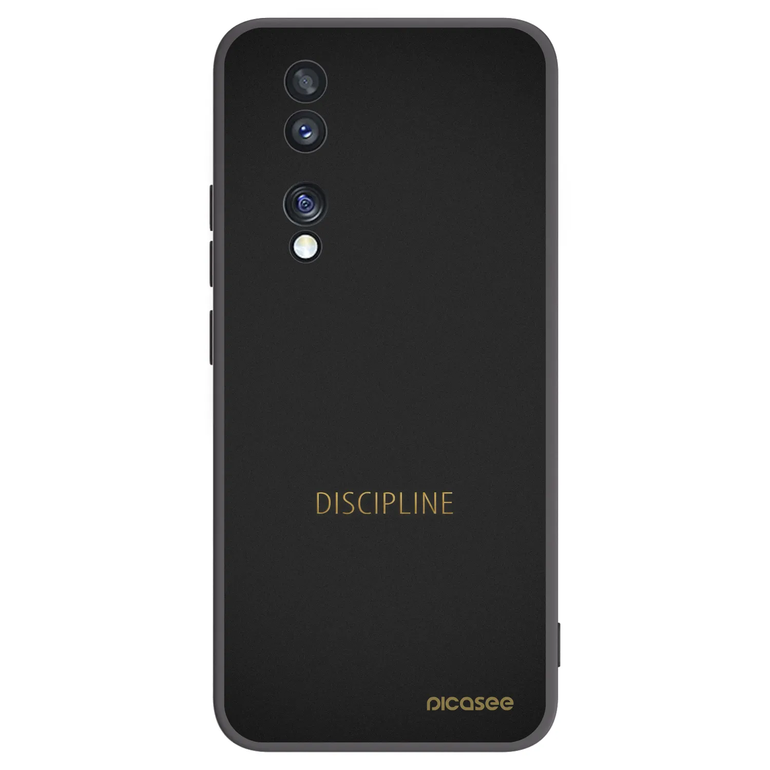 Picasee husă neagră din silicon pentru Honor 70 - Discipline