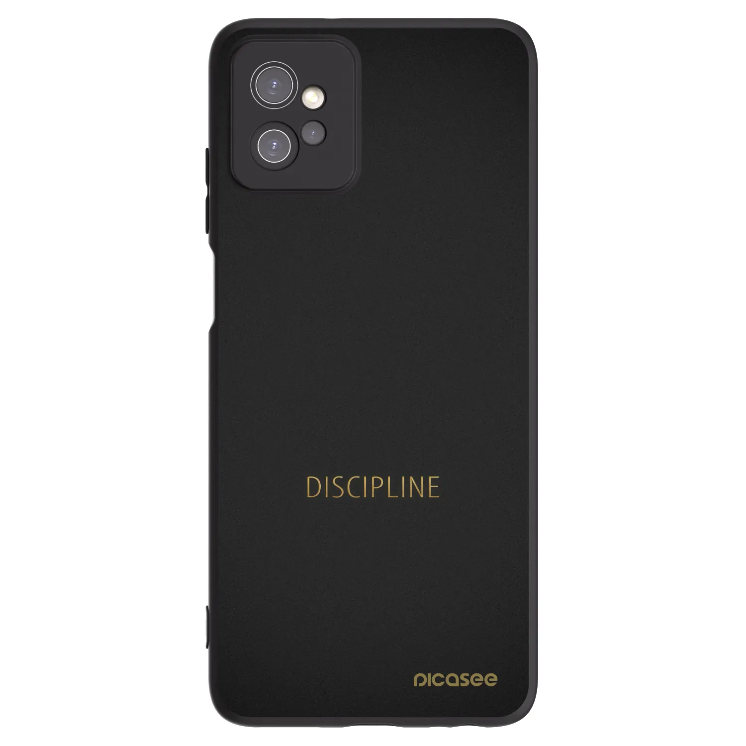 Picasee husă neagră din silicon pentru Motorola Moto G32 - Discipline
