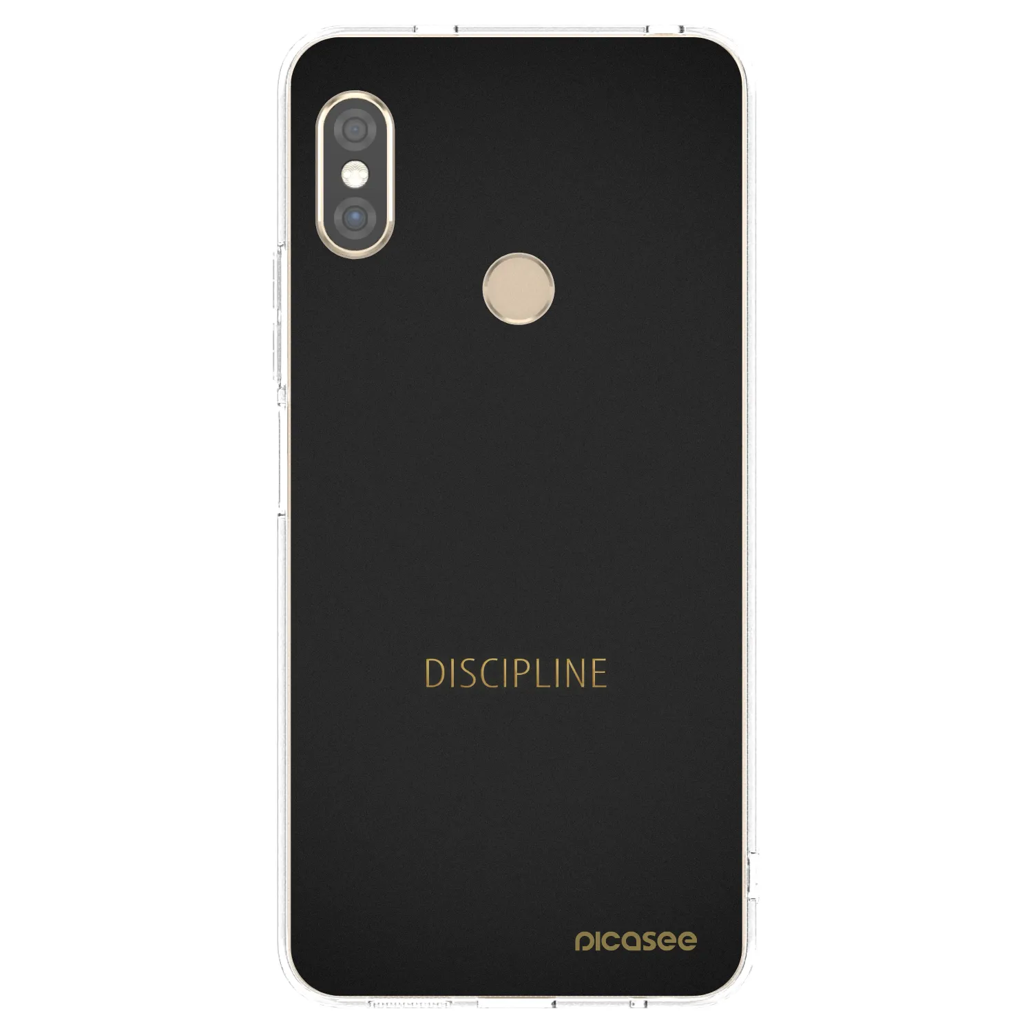 Picasee husă transparentă din silicon pentru Xiaomi Redmi Note 5 Global - Discipline