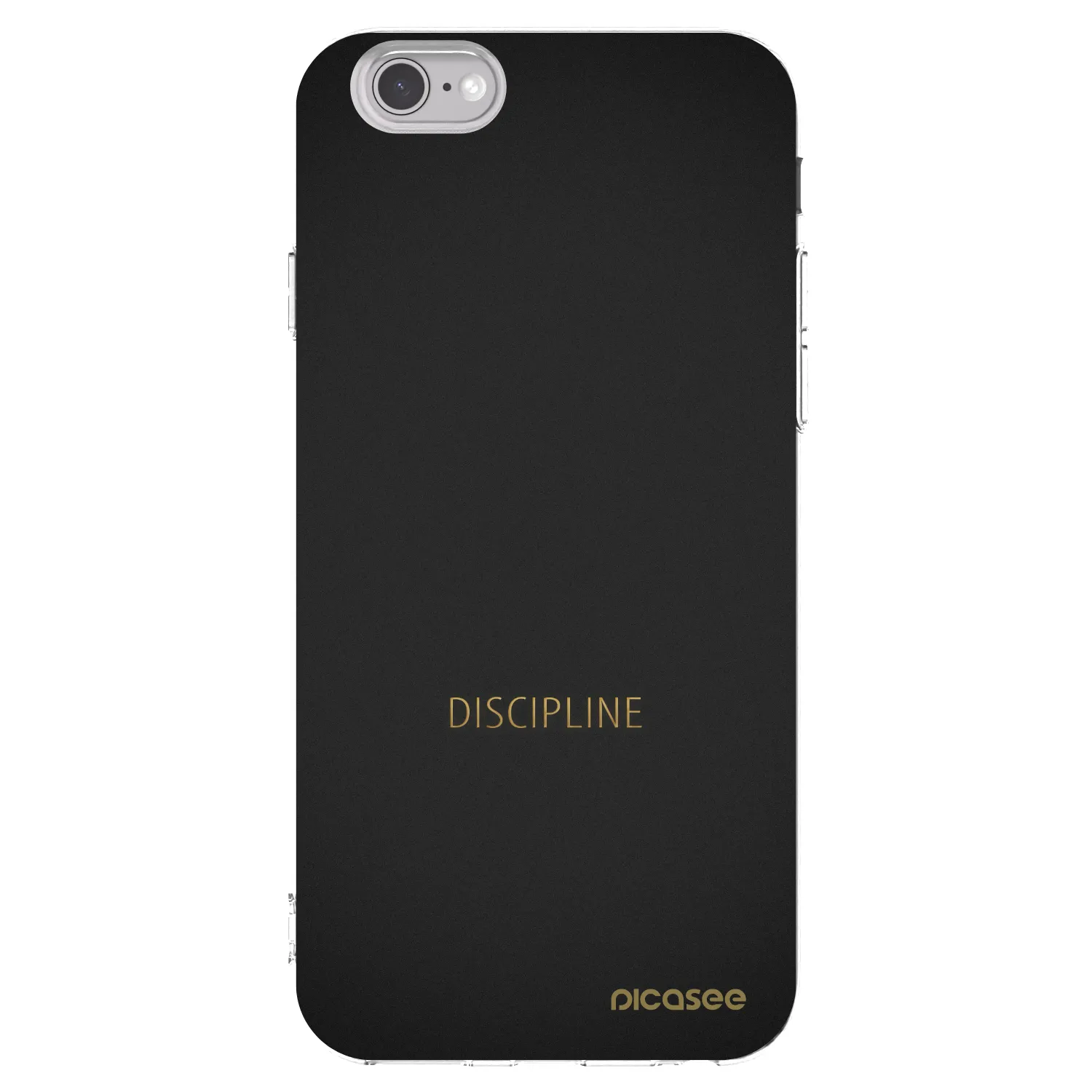 Picasee husă transparentă din silicon pentru Apple iPhone 6/6S - Discipline