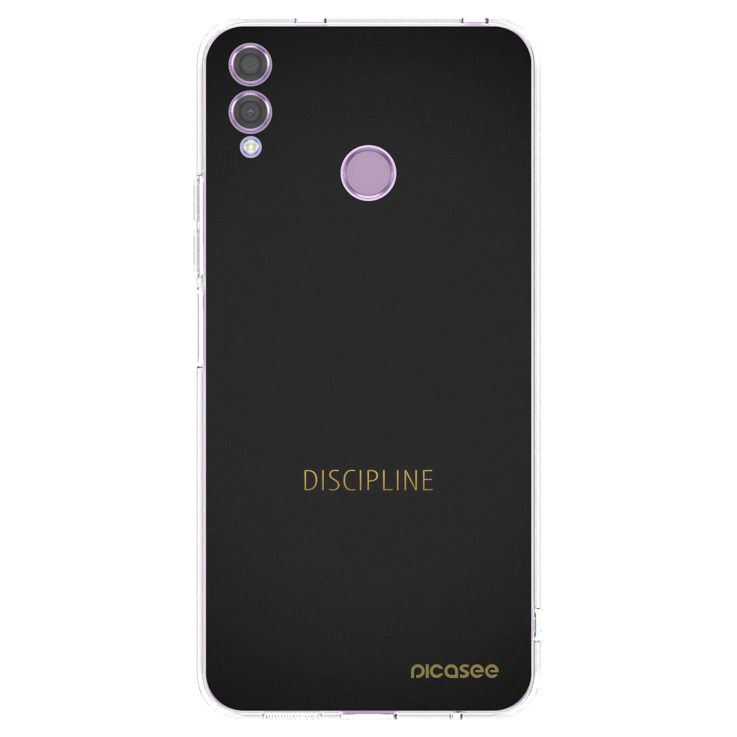 Picasee husă transparentă din silicon pentru Honor 8X - Discipline