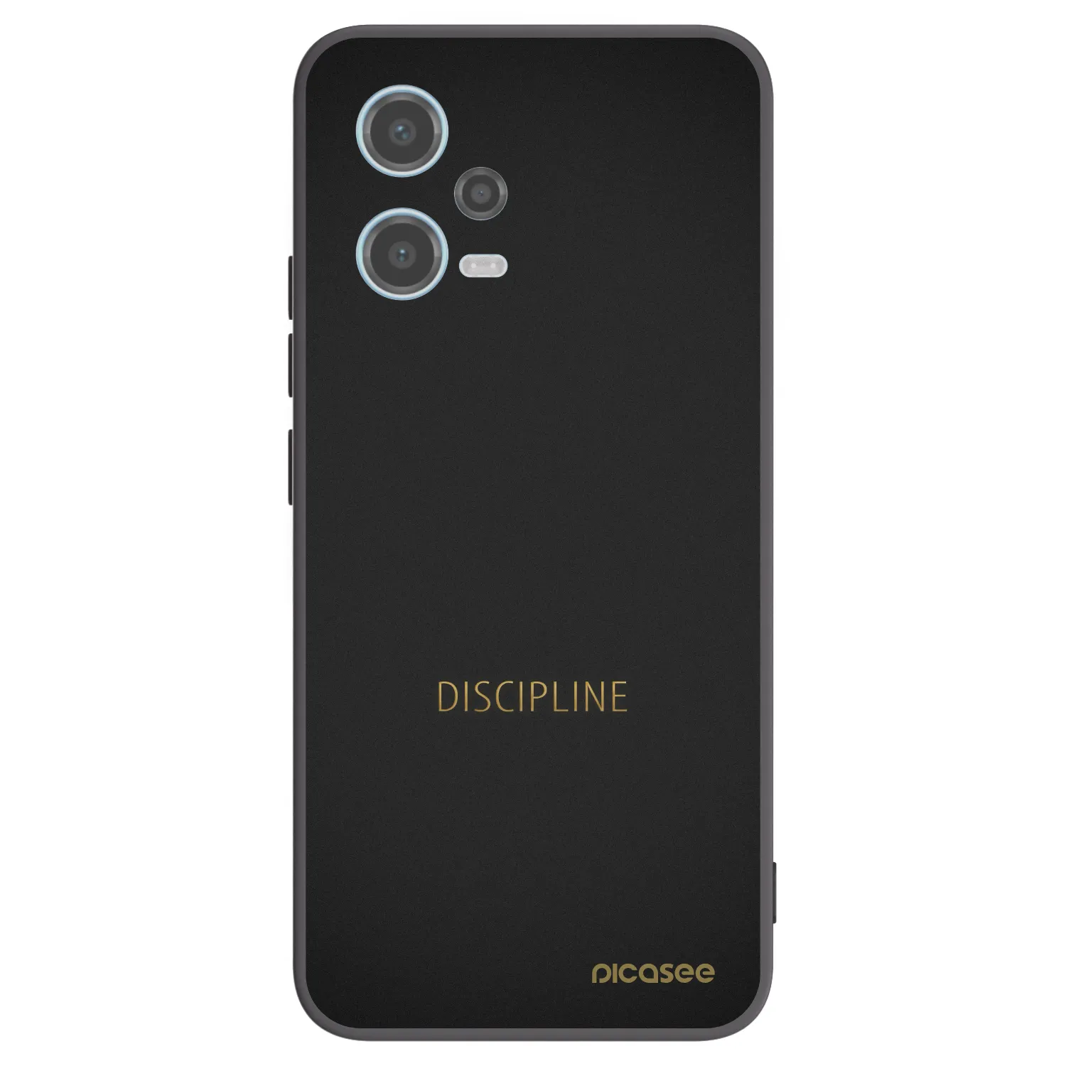 Picasee husă neagră din silicon pentru Xiaomi Redmi Note 12 5G - Discipline