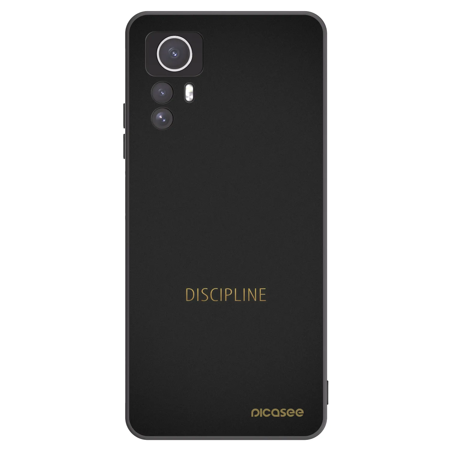 Picasee husă neagră din silicon pentru Xiaomi Redmi Note 12S - Discipline