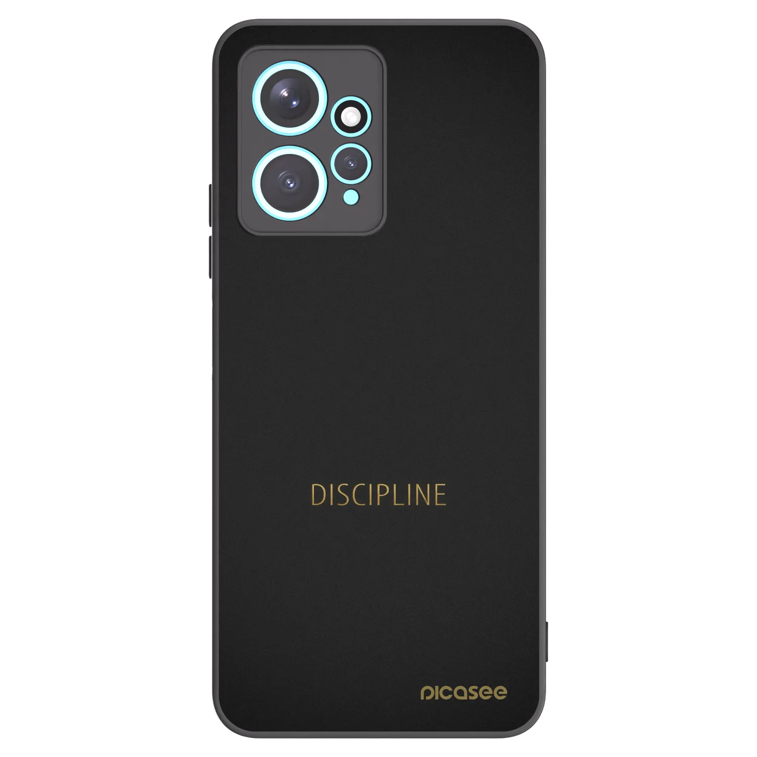 Picasee husă neagră din silicon pentru Xiaomi Redmi Note 12 4G - Discipline