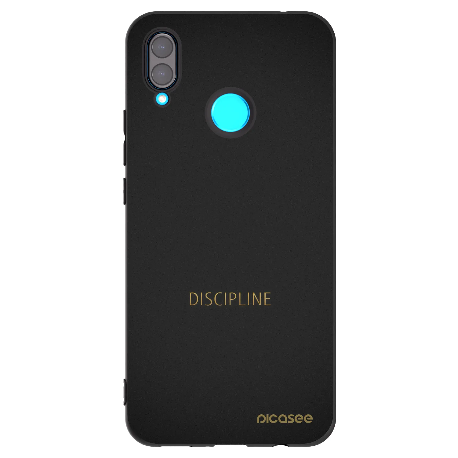 Picasee husă neagră din silicon pentru Huawei Nova 3 - Discipline