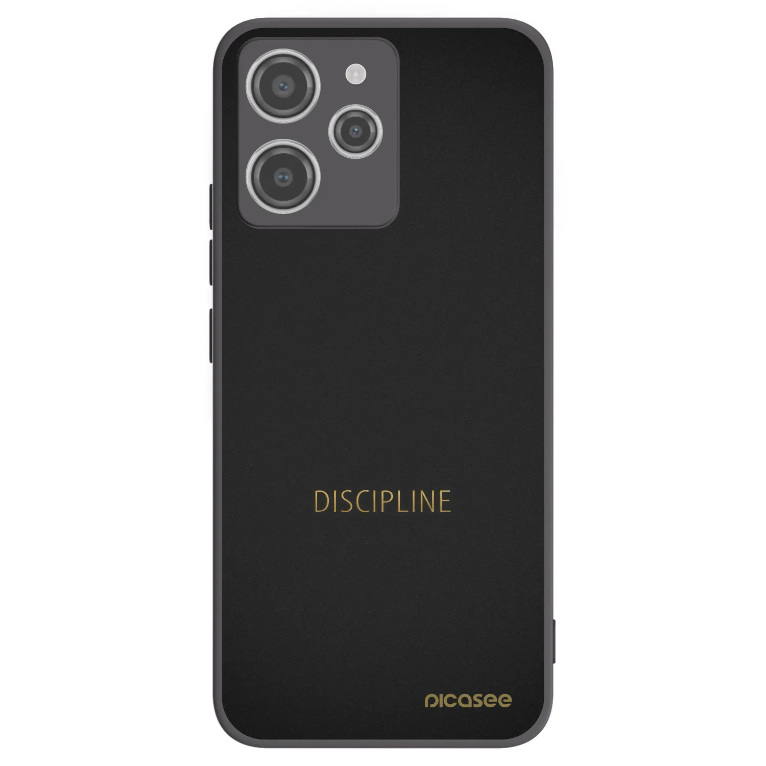 Picasee husă neagră din silicon pentru Xiaomi Redmi 12 4G - Discipline