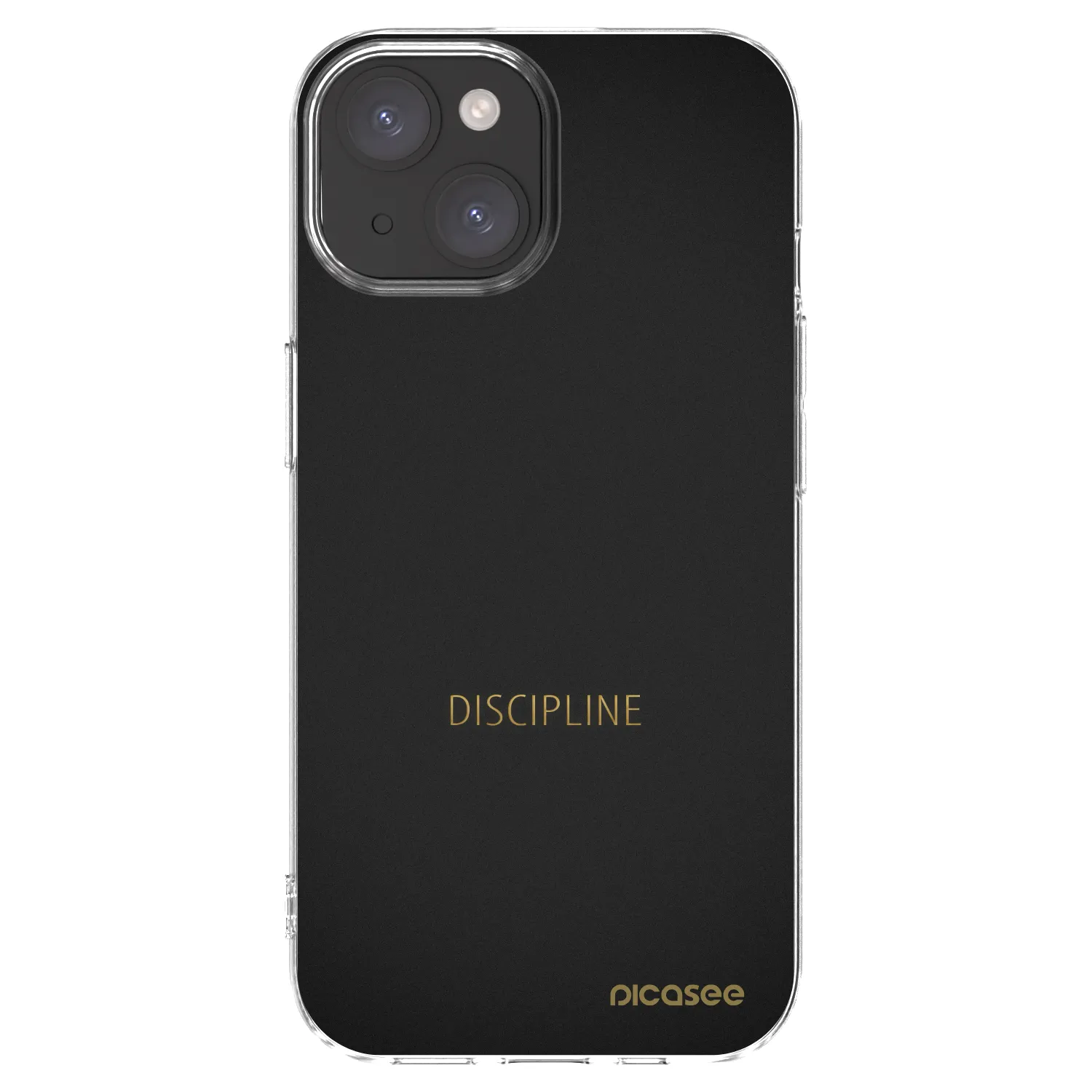 Picasee husă transparentă din silicon pentru Apple iPhone 15 - Discipline