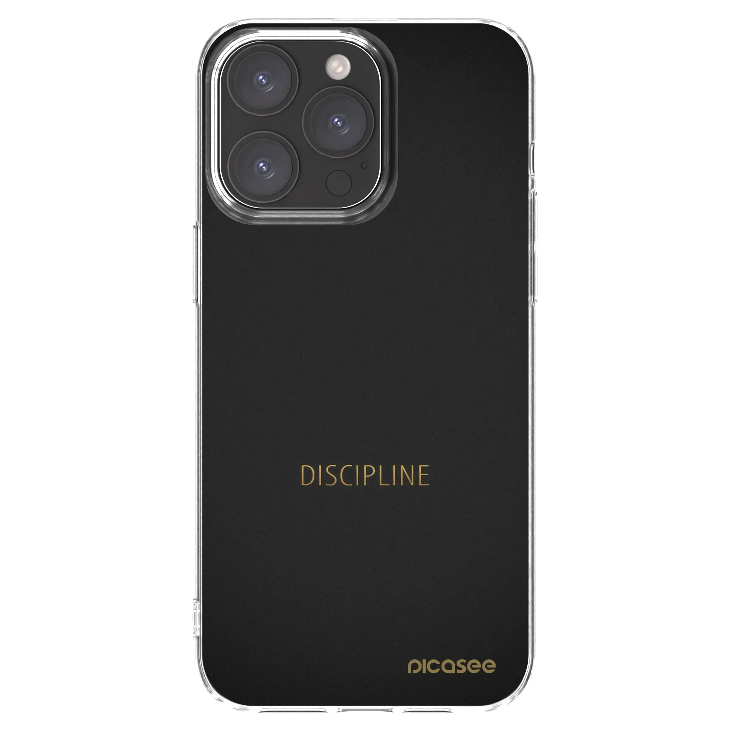 Picasee husă transparentă din silicon pentru Apple iPhone 15 Pro Max - Discipline