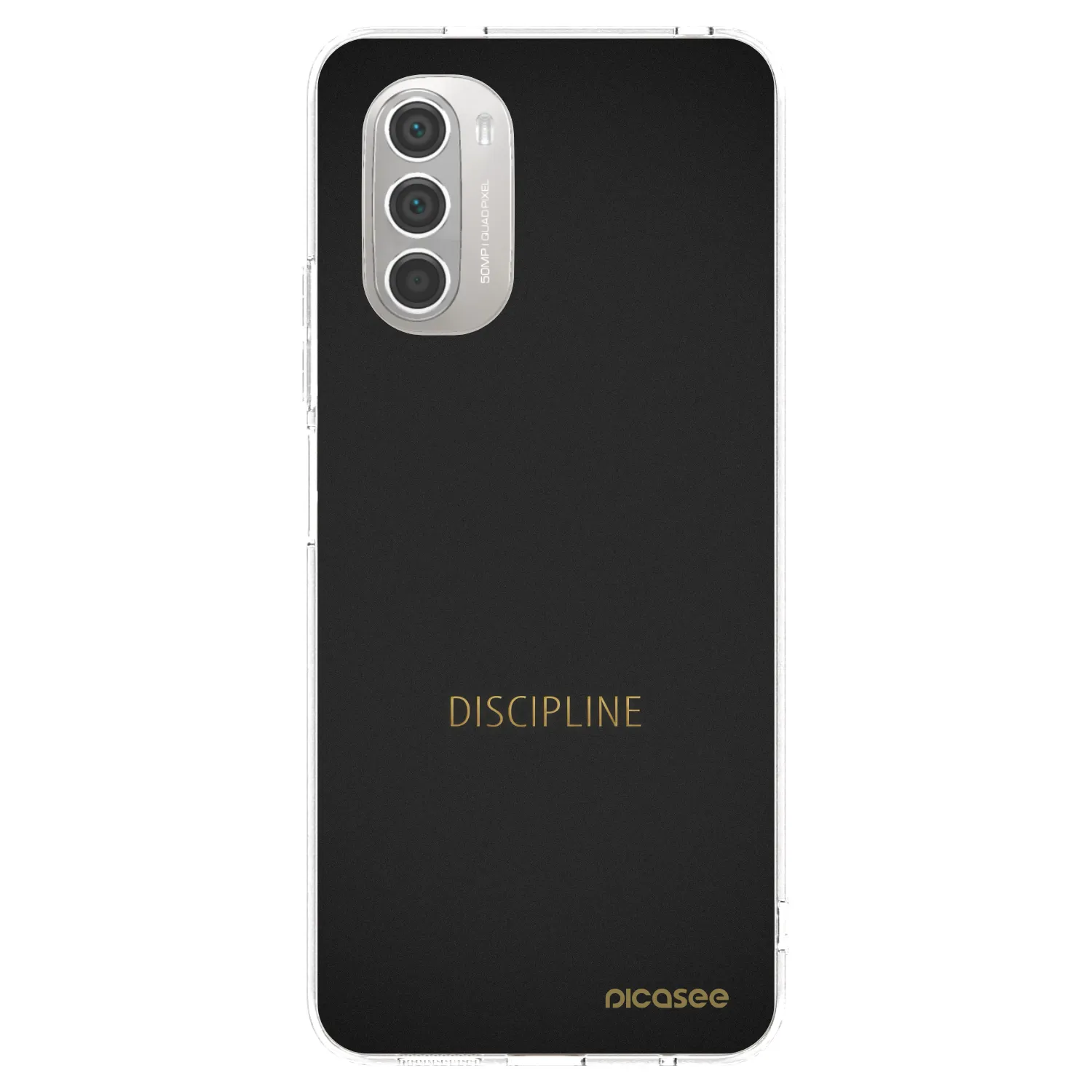 Picasee husă transparentă din silicon pentru Motorola Moto G51 - Discipline