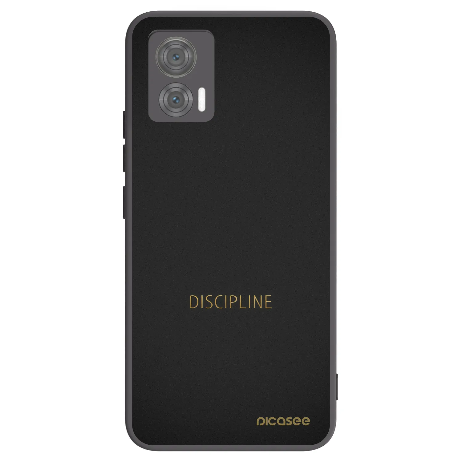 Picasee husă neagră din silicon pentru Motorola Edge 30 Neo - Discipline