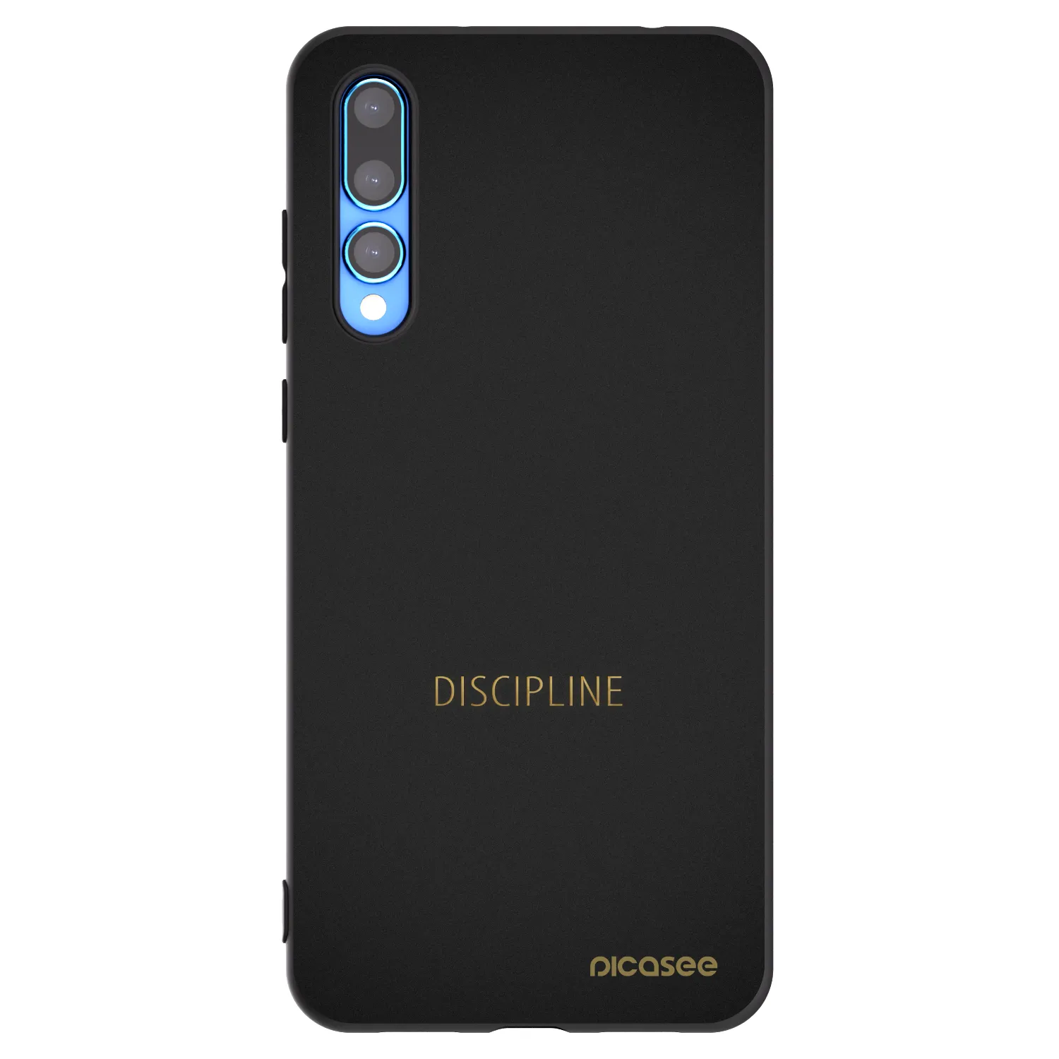 Picasee husă neagră din silicon pentru Huawei P20 Pro - Discipline