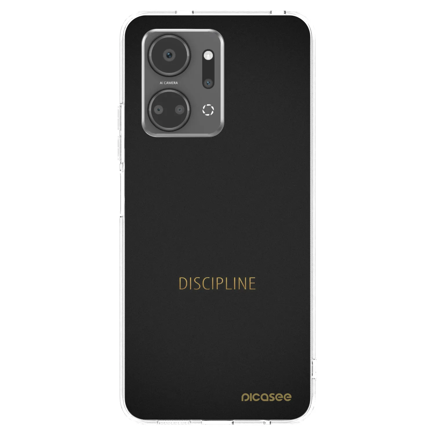 Picasee husă transparentă din silicon pentru Honor X7a - Discipline