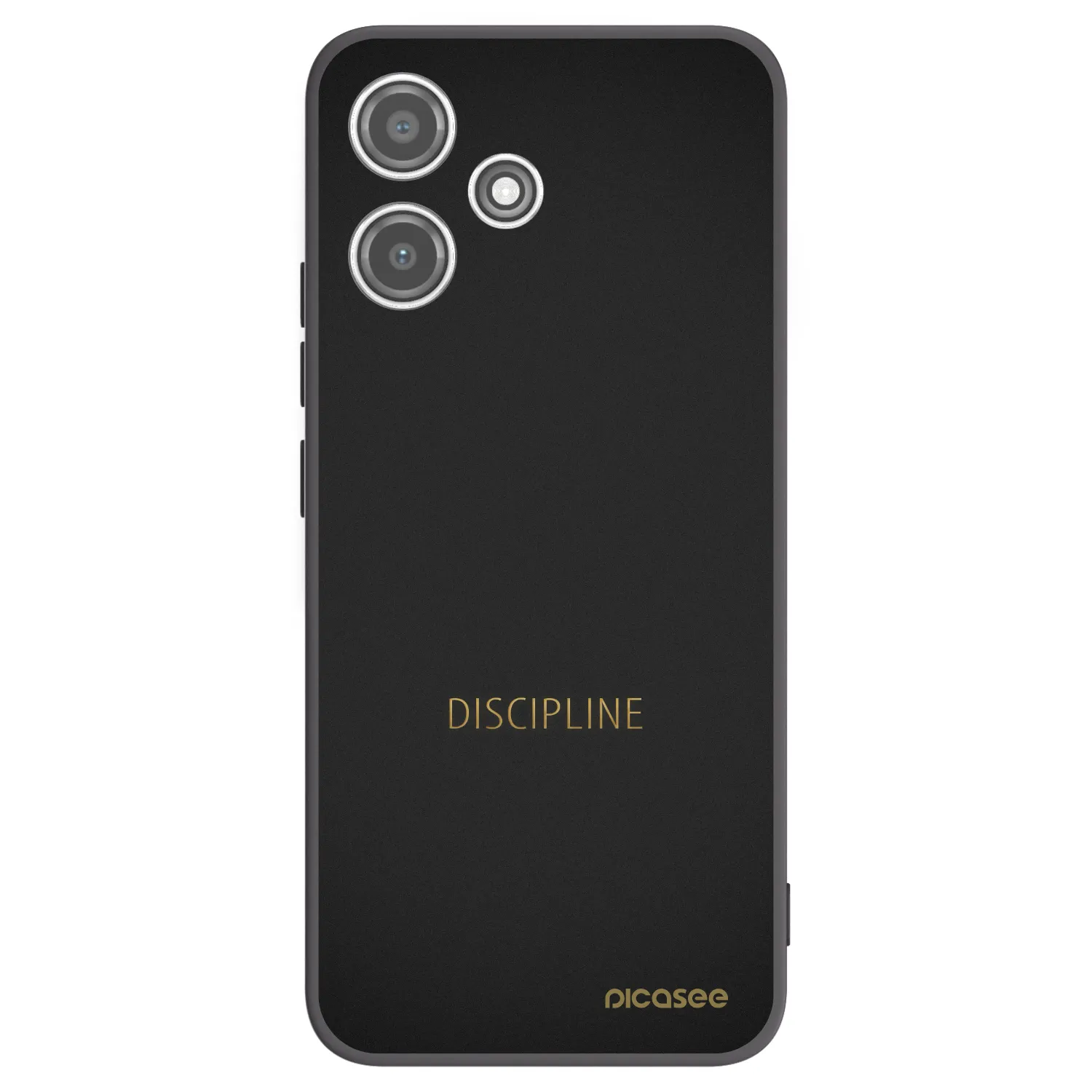 Picasee husă neagră din silicon pentru Xiaomi Redmi 12 5G - Discipline