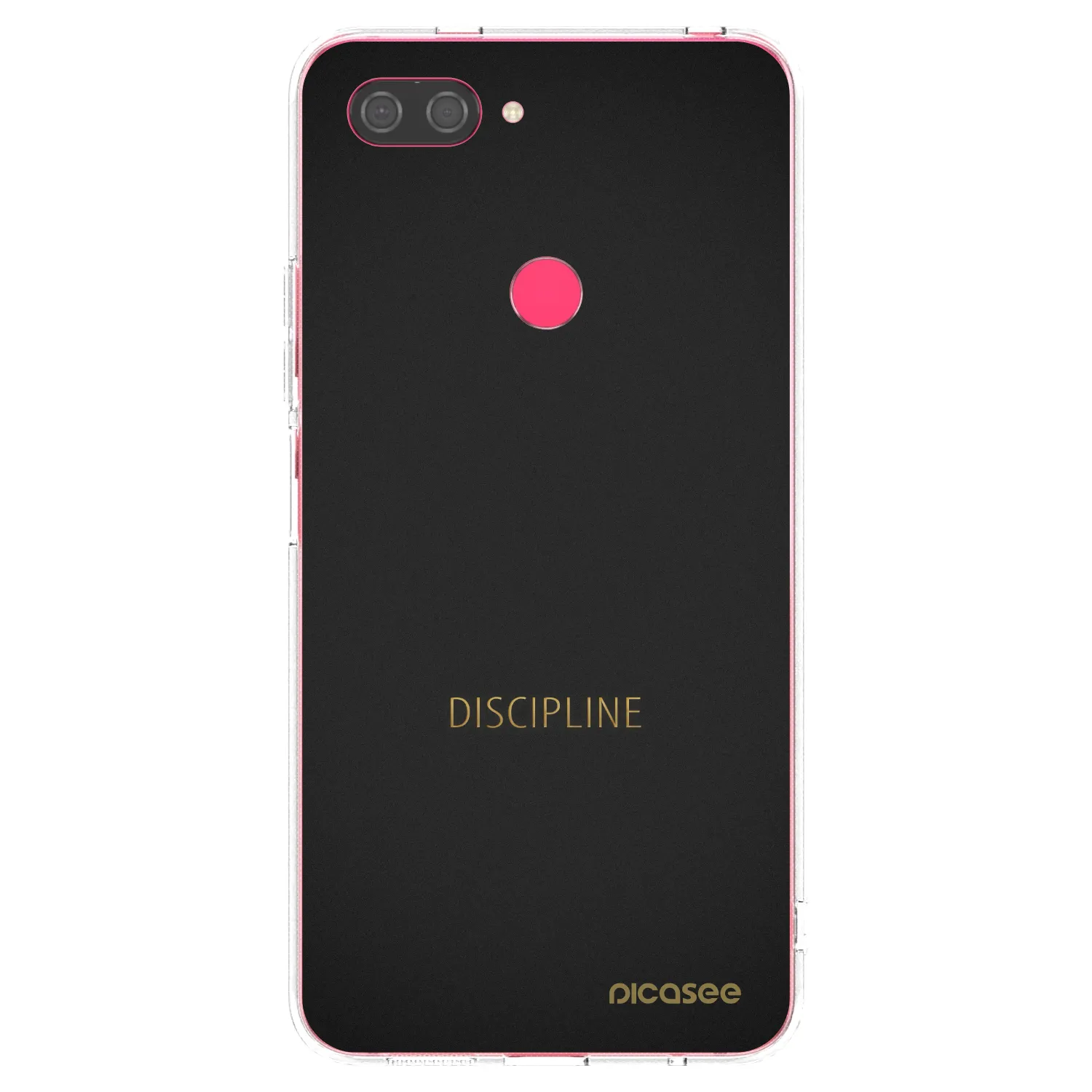 Picasee husă transparentă din silicon pentru Xiaomi Mi 8 Lite - Discipline