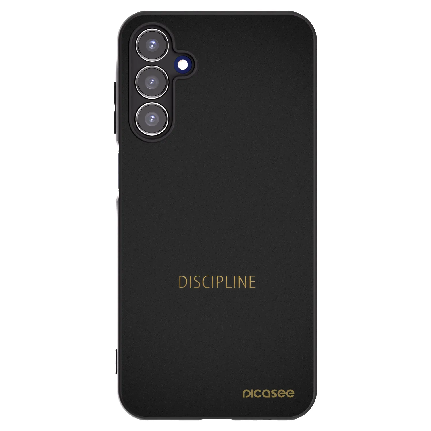 Picasee husă neagră din silicon pentru Samsung Galaxy A15 A156B 5G - Discipline