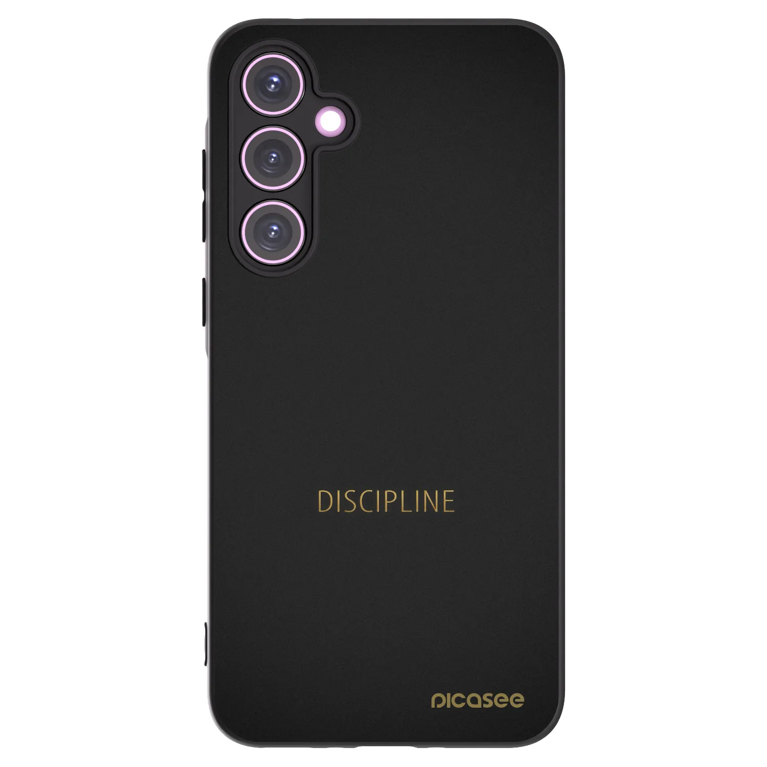 Picasee husă neagră din silicon pentru Samsung Galaxy A35 5G A356B - Discipline