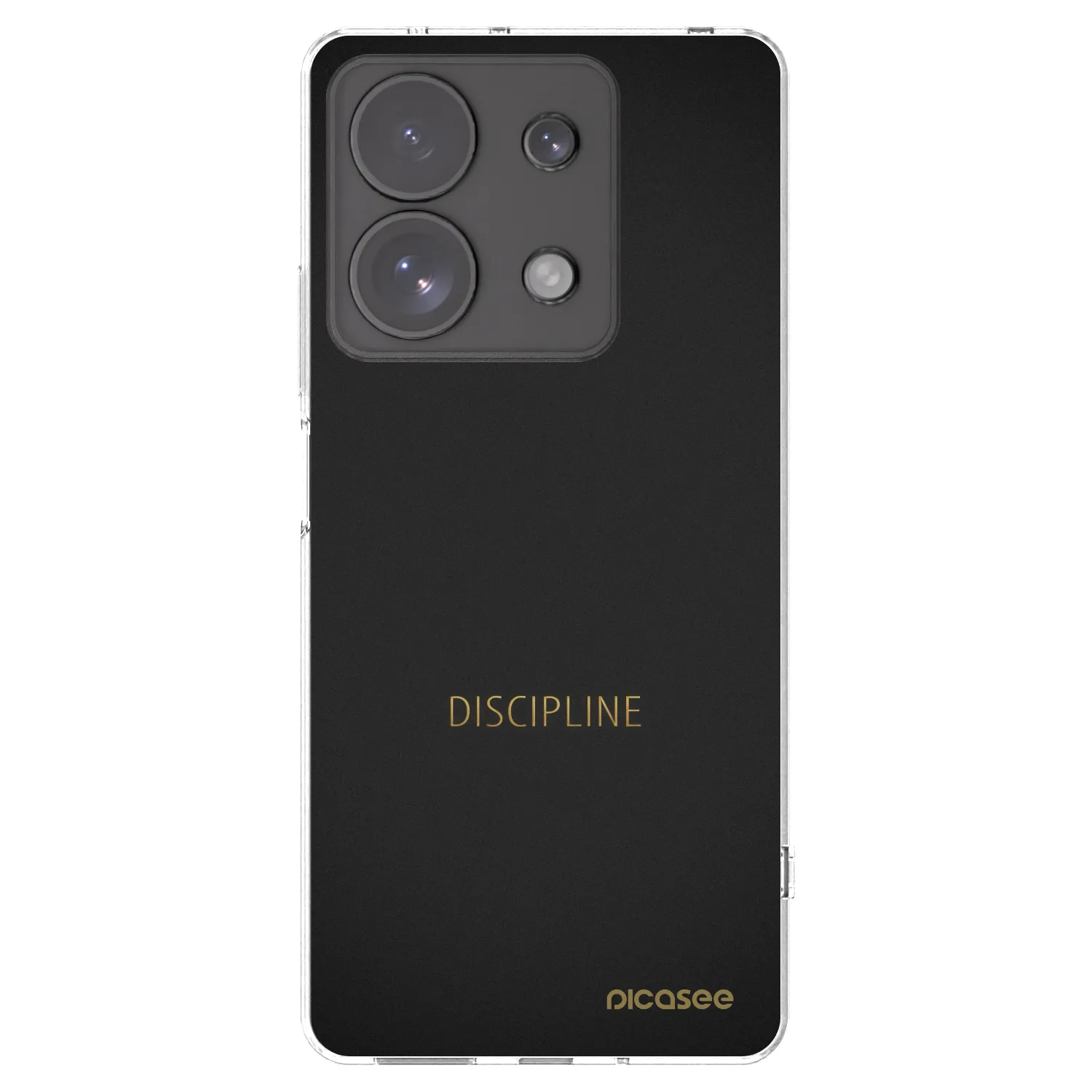 Picasee husă transparentă din silicon pentru Xiaomi Redmi Note 13 Pro 4G - Discipline