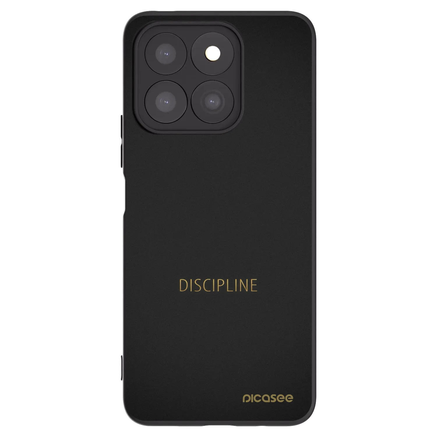 Picasee husă neagră din silicon pentru Honor X8b - Discipline