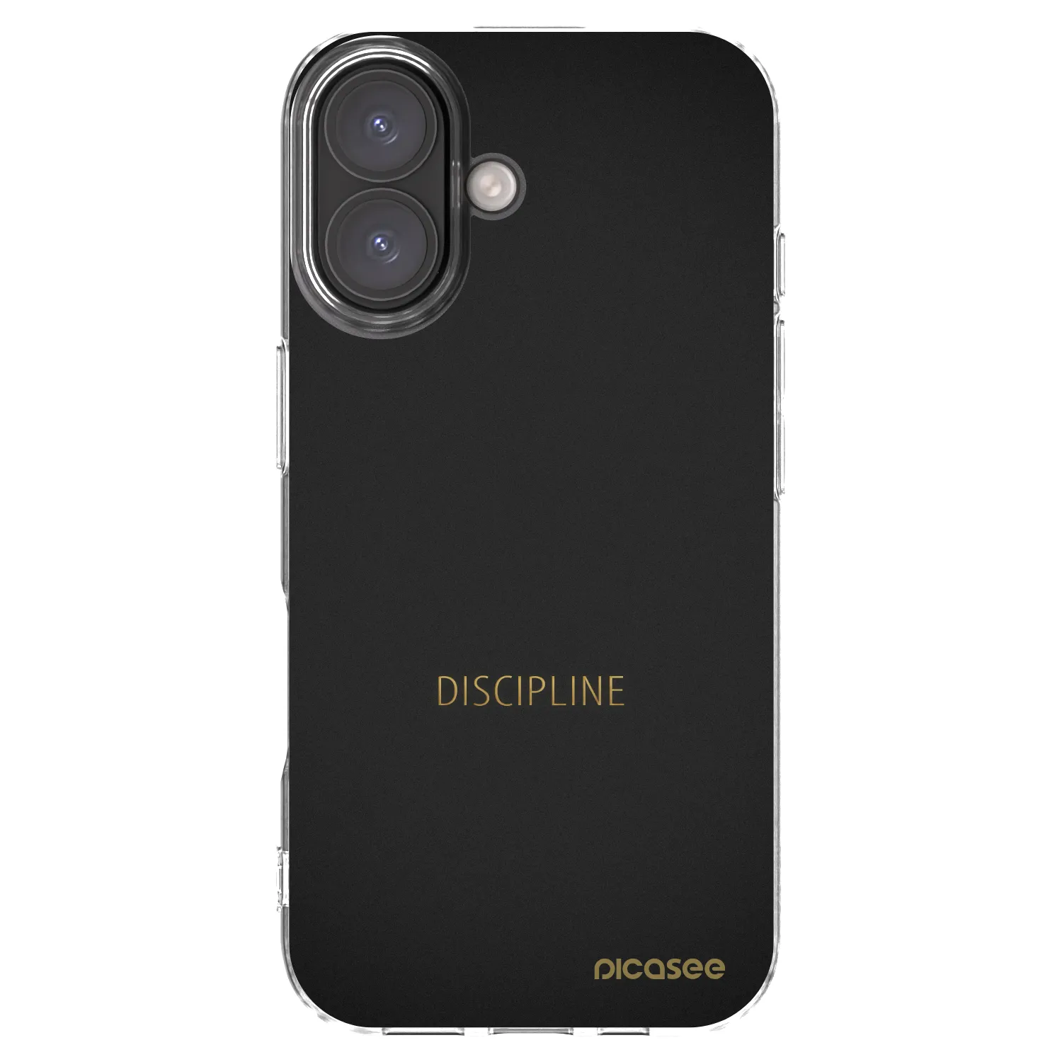Picasee husă transparentă din silicon pentru Apple iPhone 16 - Discipline