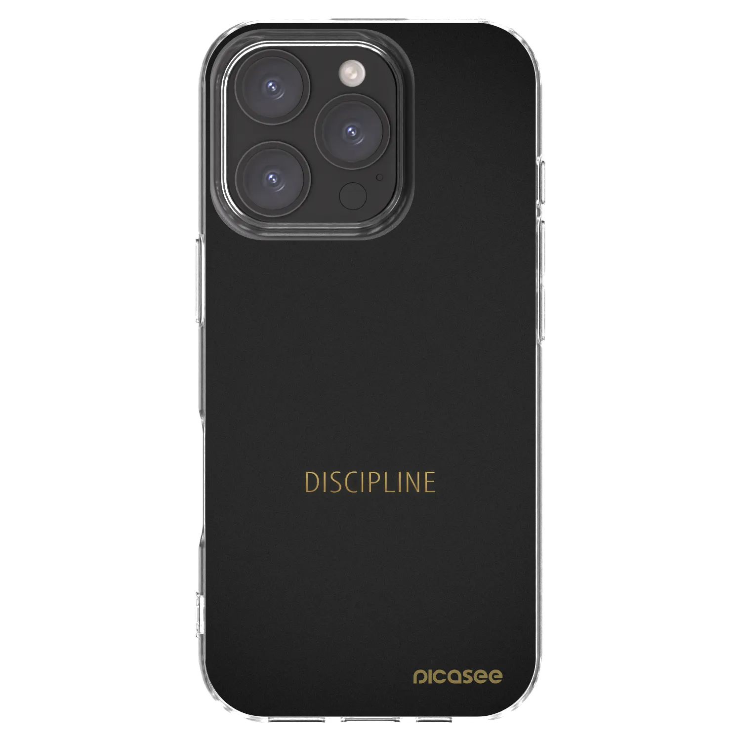Picasee husă transparentă din silicon pentru Apple iPhone 16 Pro - Discipline