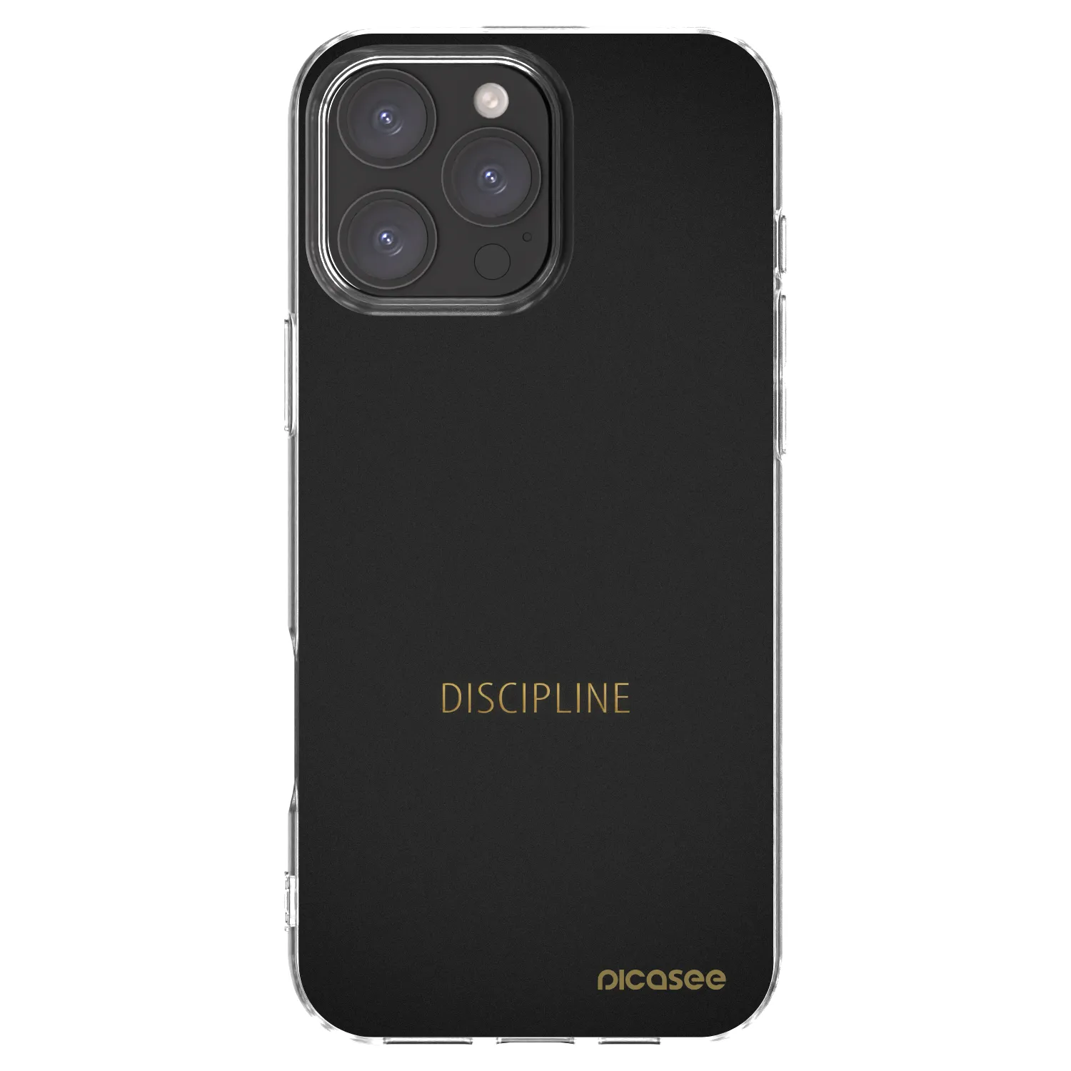 Picasee husă transparentă din silicon pentru Apple iPhone 16 Pro Max - Discipline