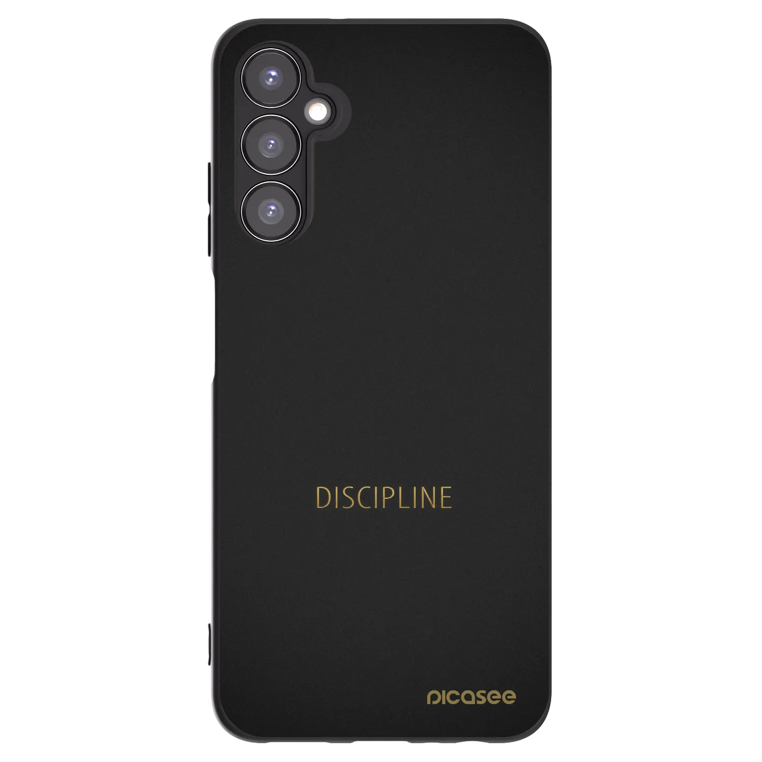 Picasee husă neagră din silicon pentru Samsung Galaxy A05s A057G - Discipline