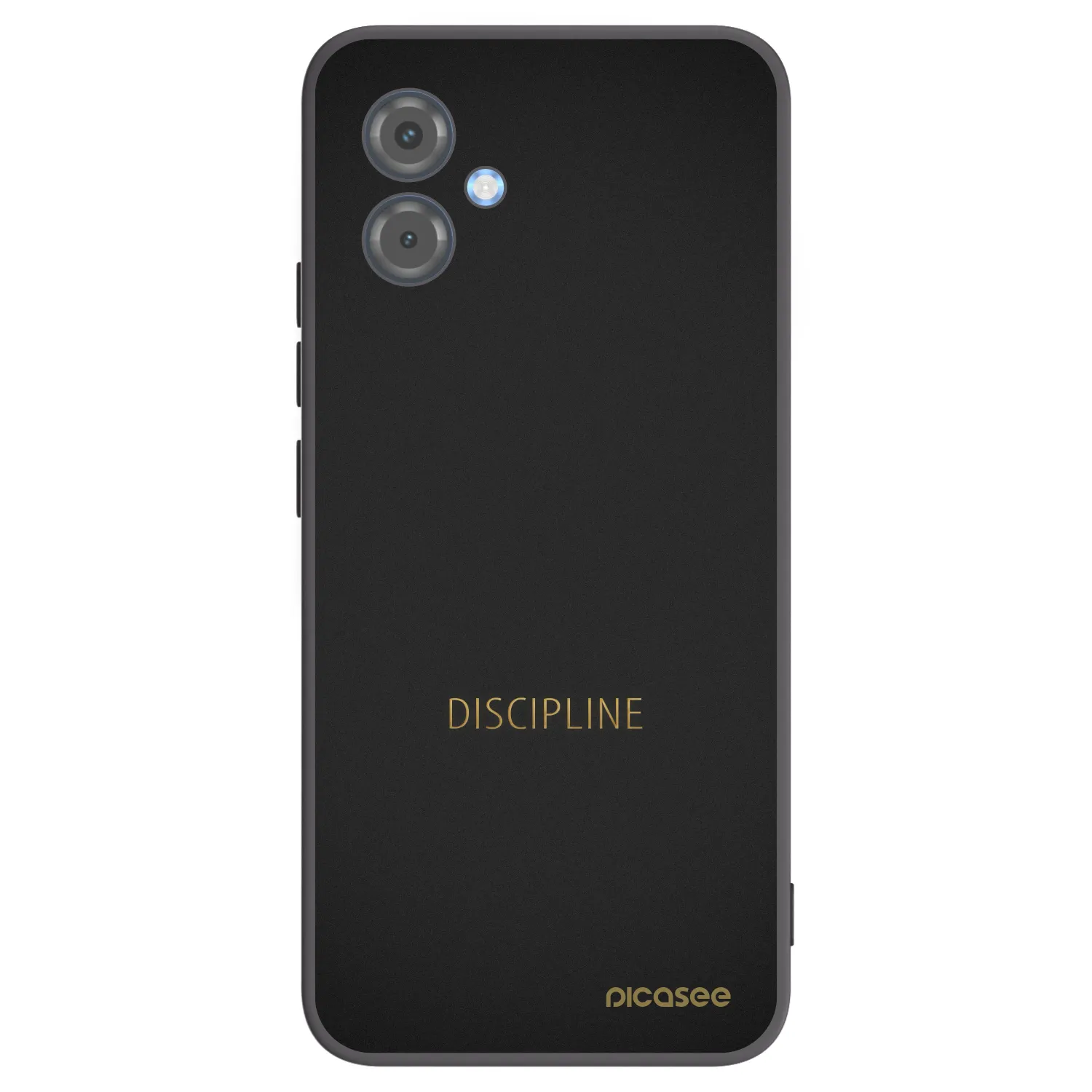 Picasee husă neagră din silicon pentru Motorola Moto G14 - Discipline