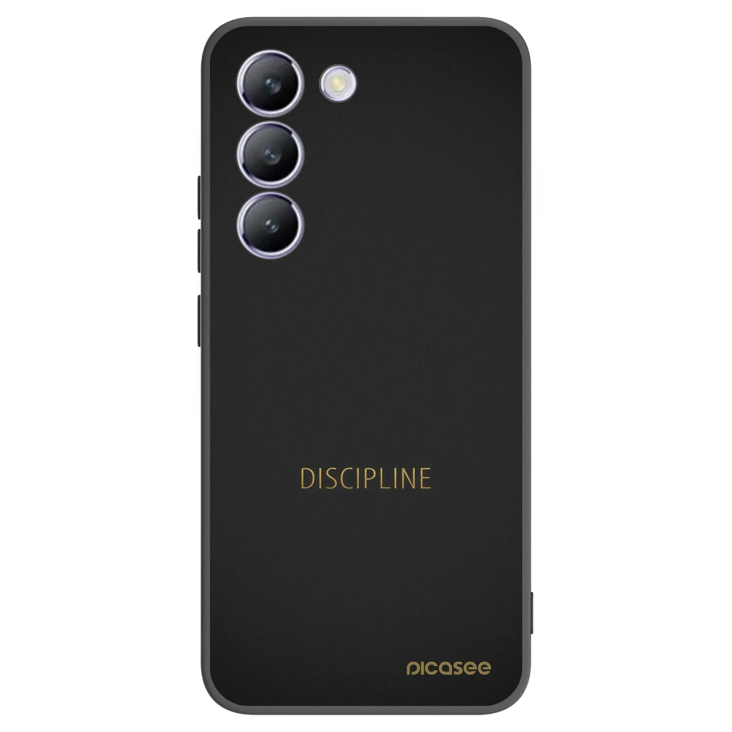 Picasee husă neagră din silicon pentru Vivo V40 SE 5G - Discipline