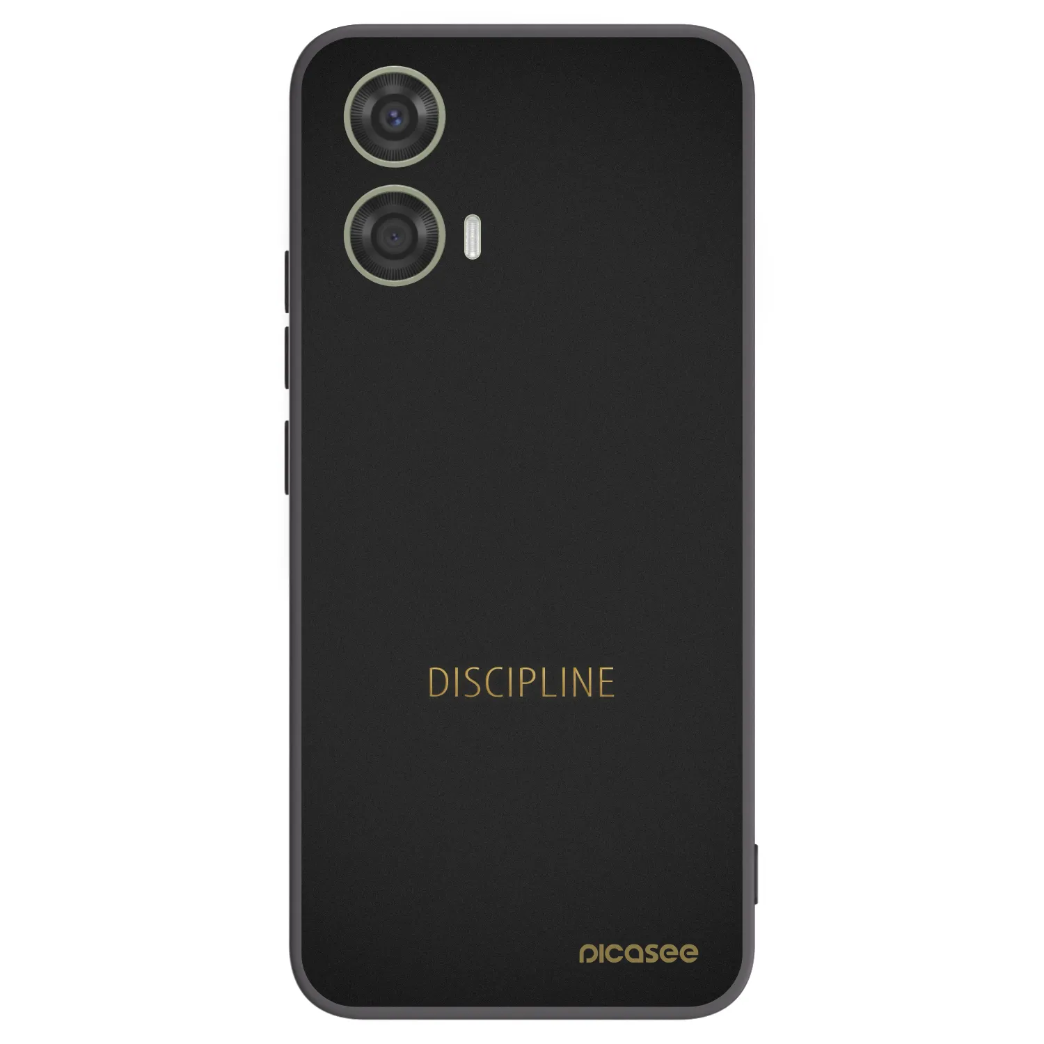 Picasee husă neagră din silicon pentru Motorola Moto G24 - Discipline