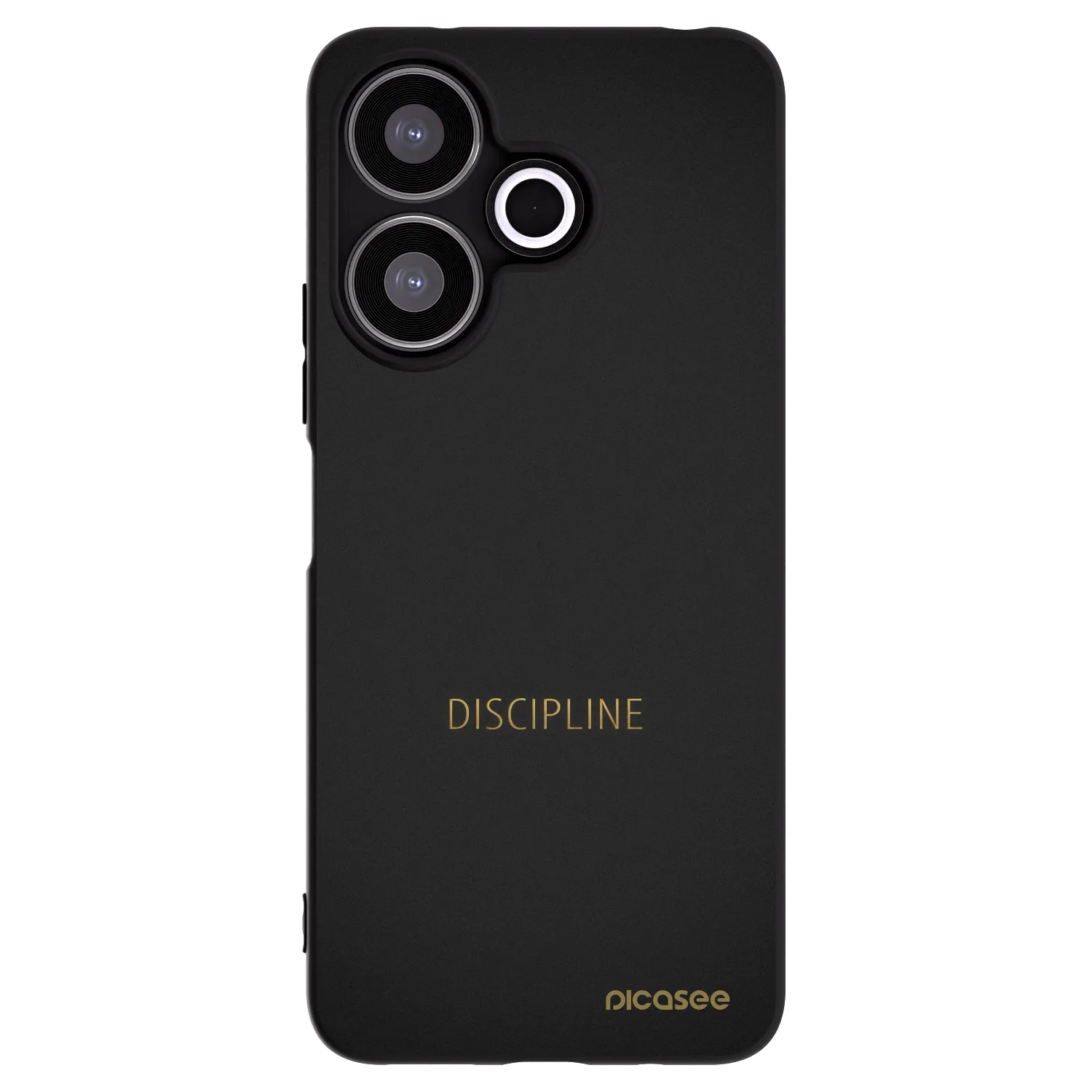 Picasee husă neagră din silicon pentru Xiaomi Redmi 13 4G - Discipline