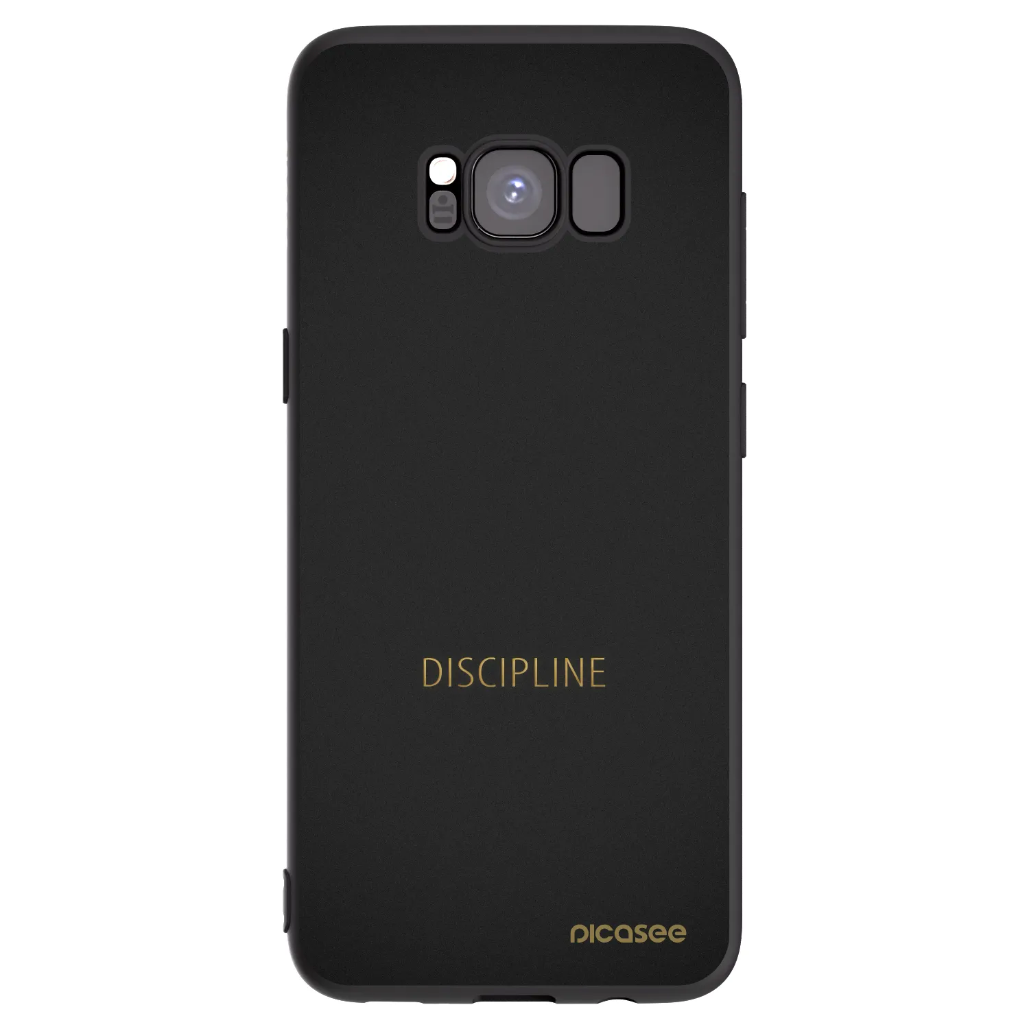 Picasee husă neagră din silicon pentru Samsung Galaxy S8 G950F - Discipline