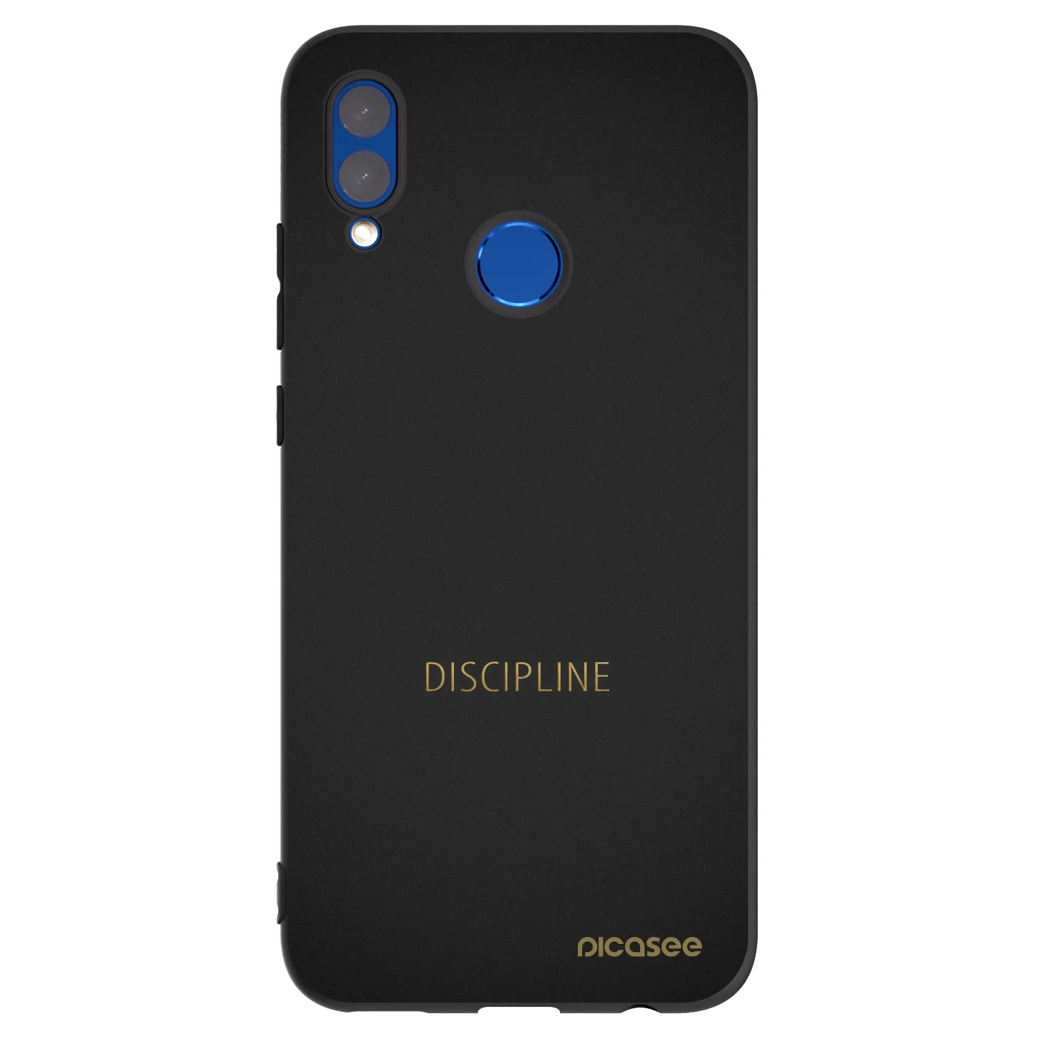 Picasee husă neagră din silicon pentru Honor 10 Lite - Discipline