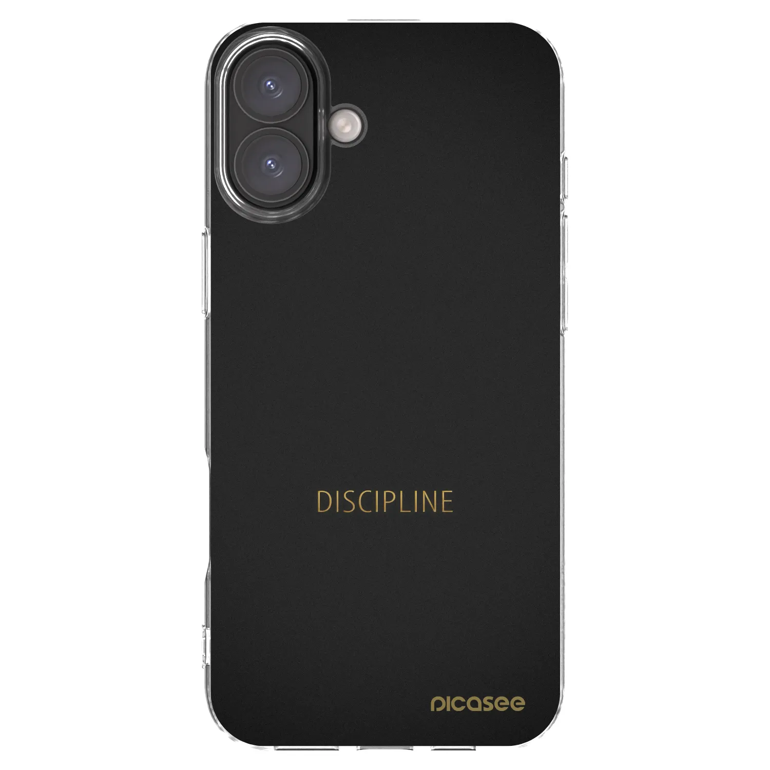 Picasee husă transparentă din silicon pentru Apple iPhone 16 Plus - Discipline