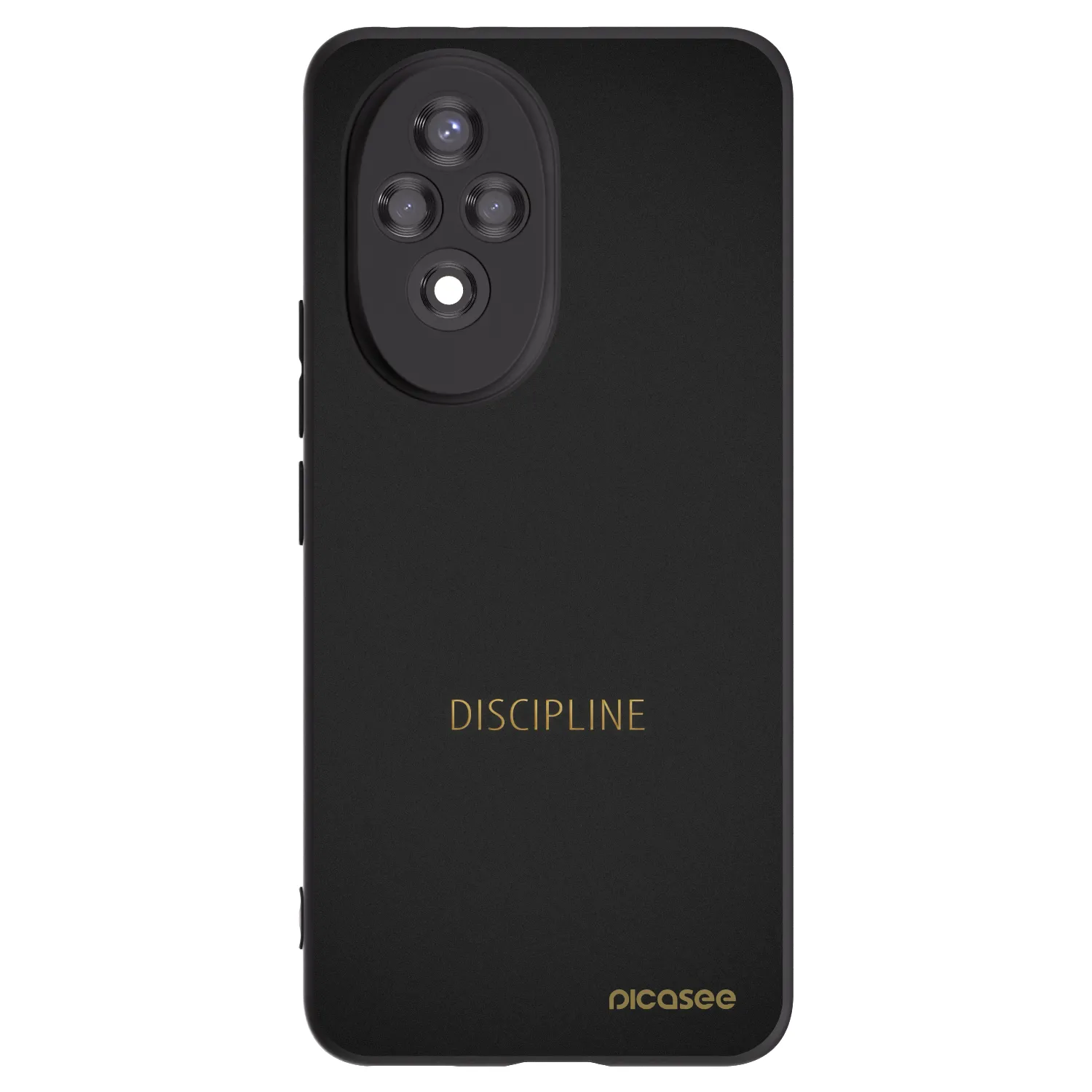 Picasee husă neagră din silicon pentru Honor 200 Pro 5G - Discipline