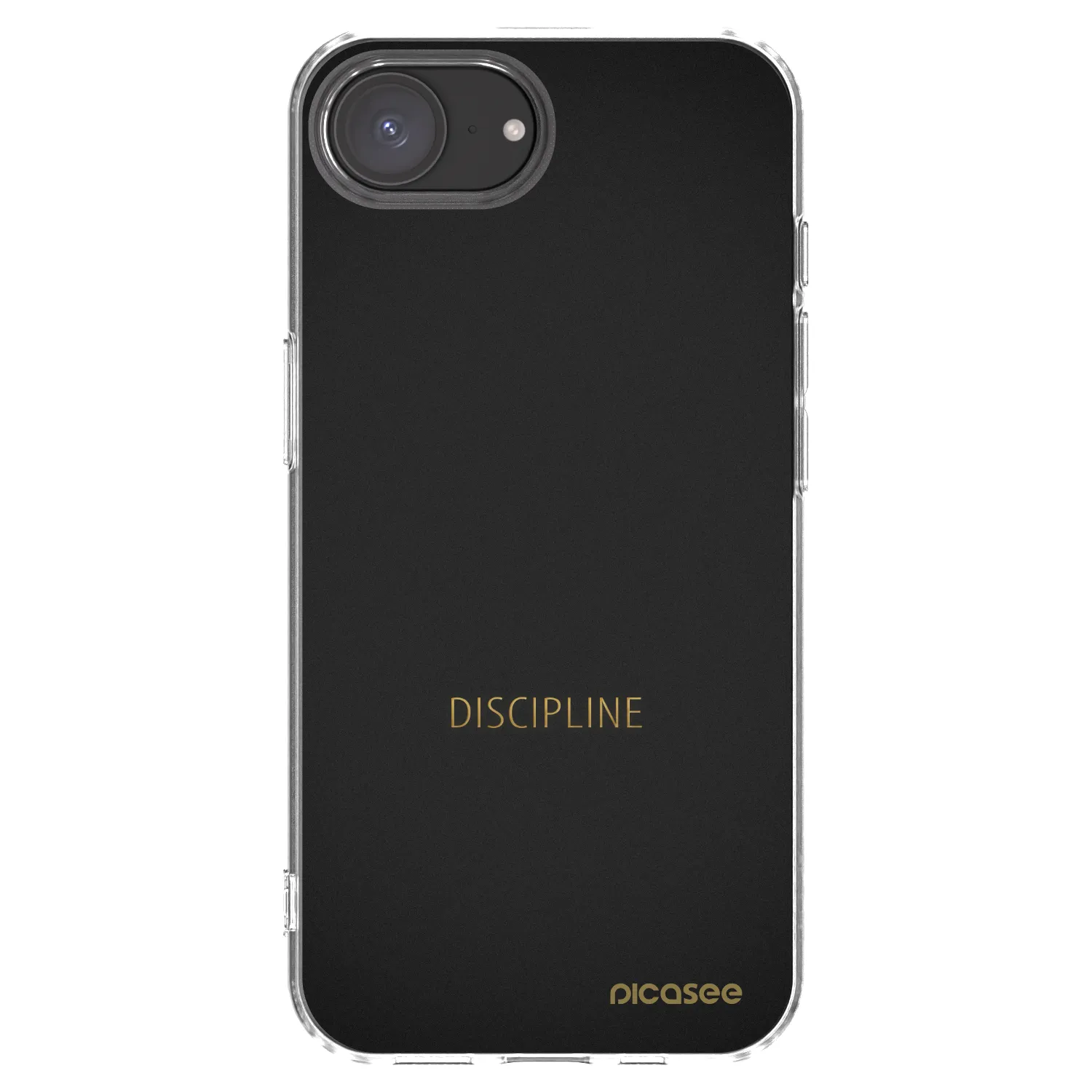 Picasee husă transparentă din silicon pentru Apple iPhone 16e - Discipline