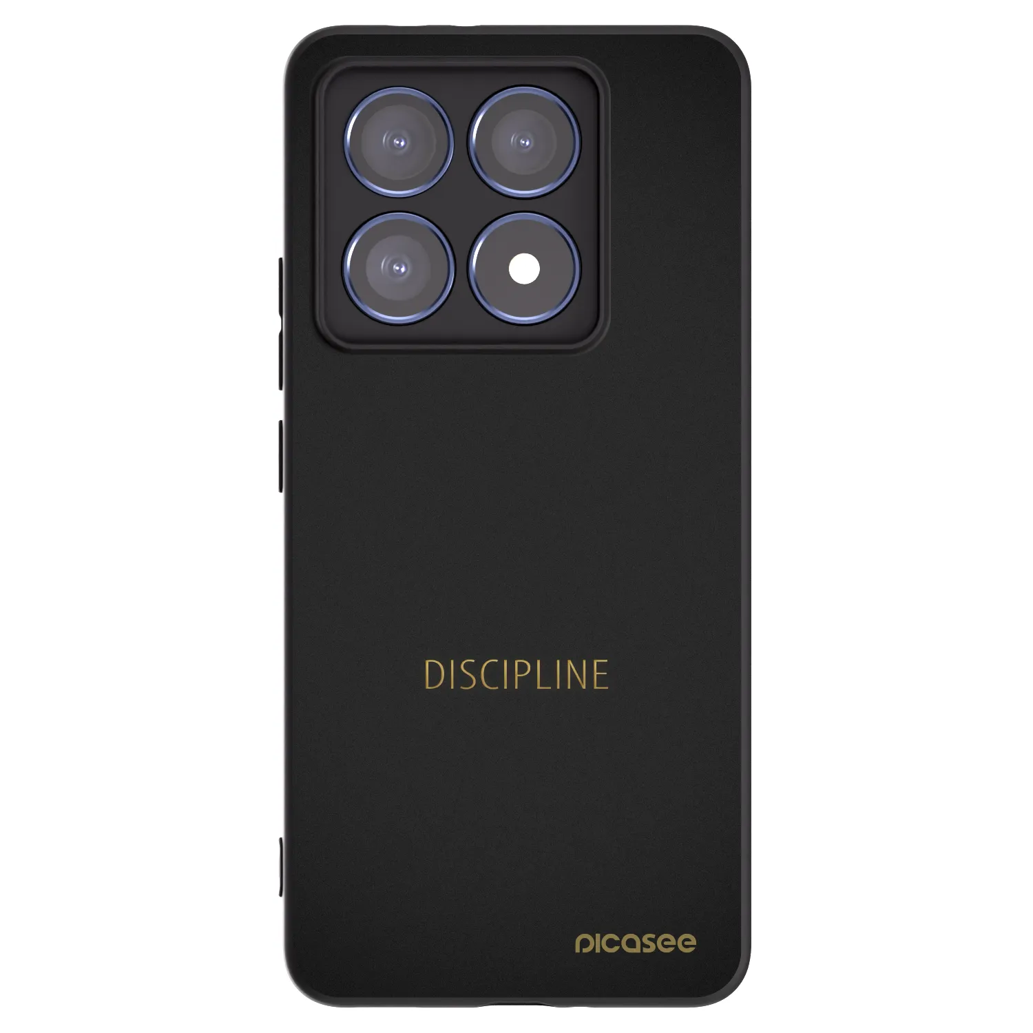 Picasee husă neagră din silicon pentru Xiaomi 14T Pro - Discipline