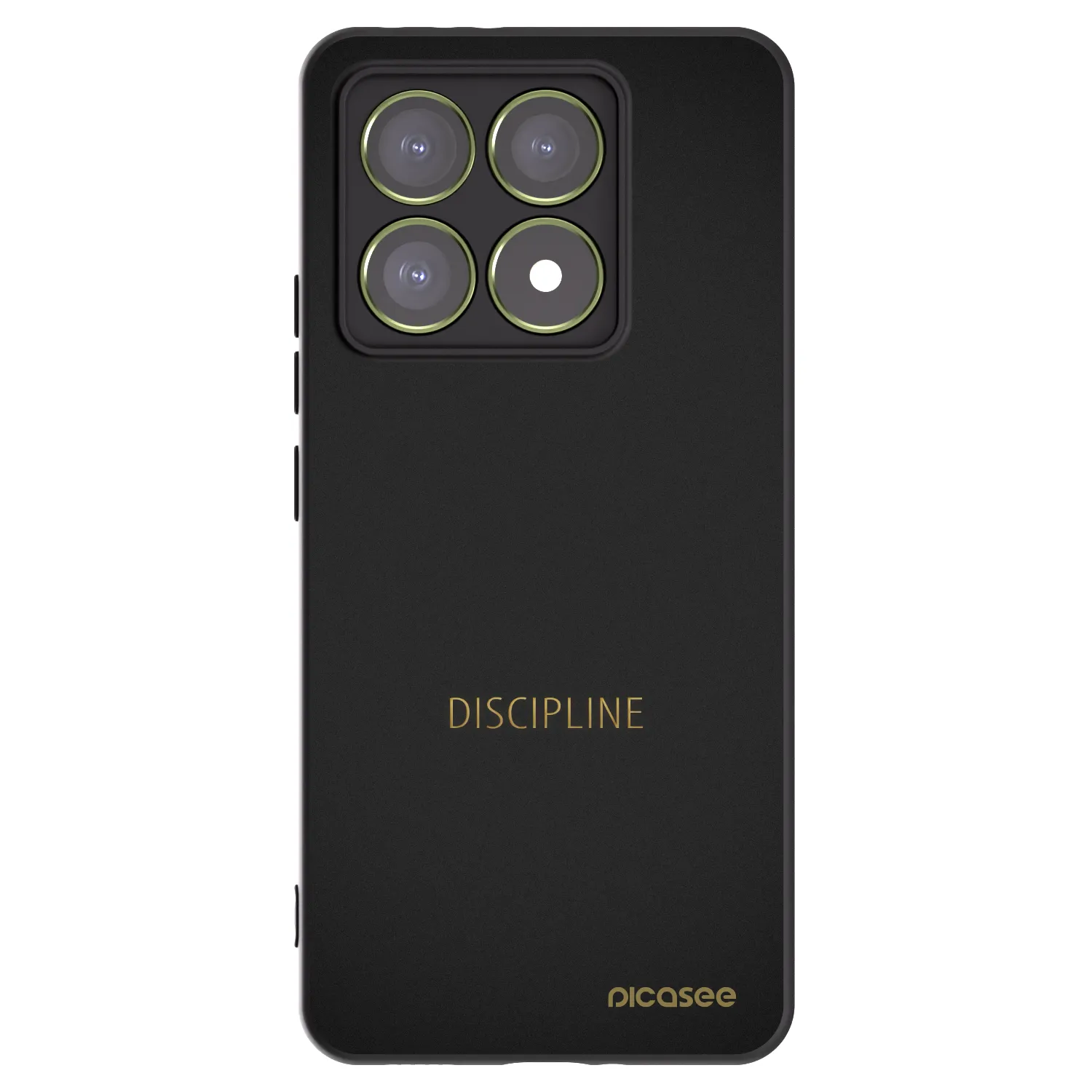 Picasee husă neagră din silicon pentru Xiaomi 14T - Discipline