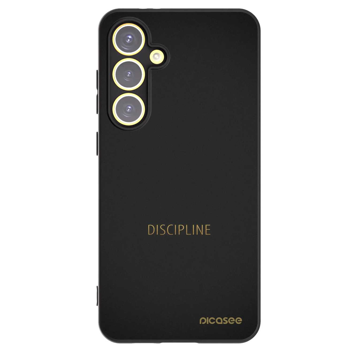 Picasee husă neagră din silicon pentru Samsung Galaxy S24 FE S721B - Discipline