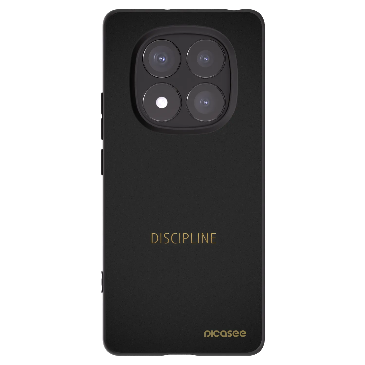 Picasee husă neagră din silicon pentru Xiaomi Redmi Note 14 Pro+ 5G - Discipline