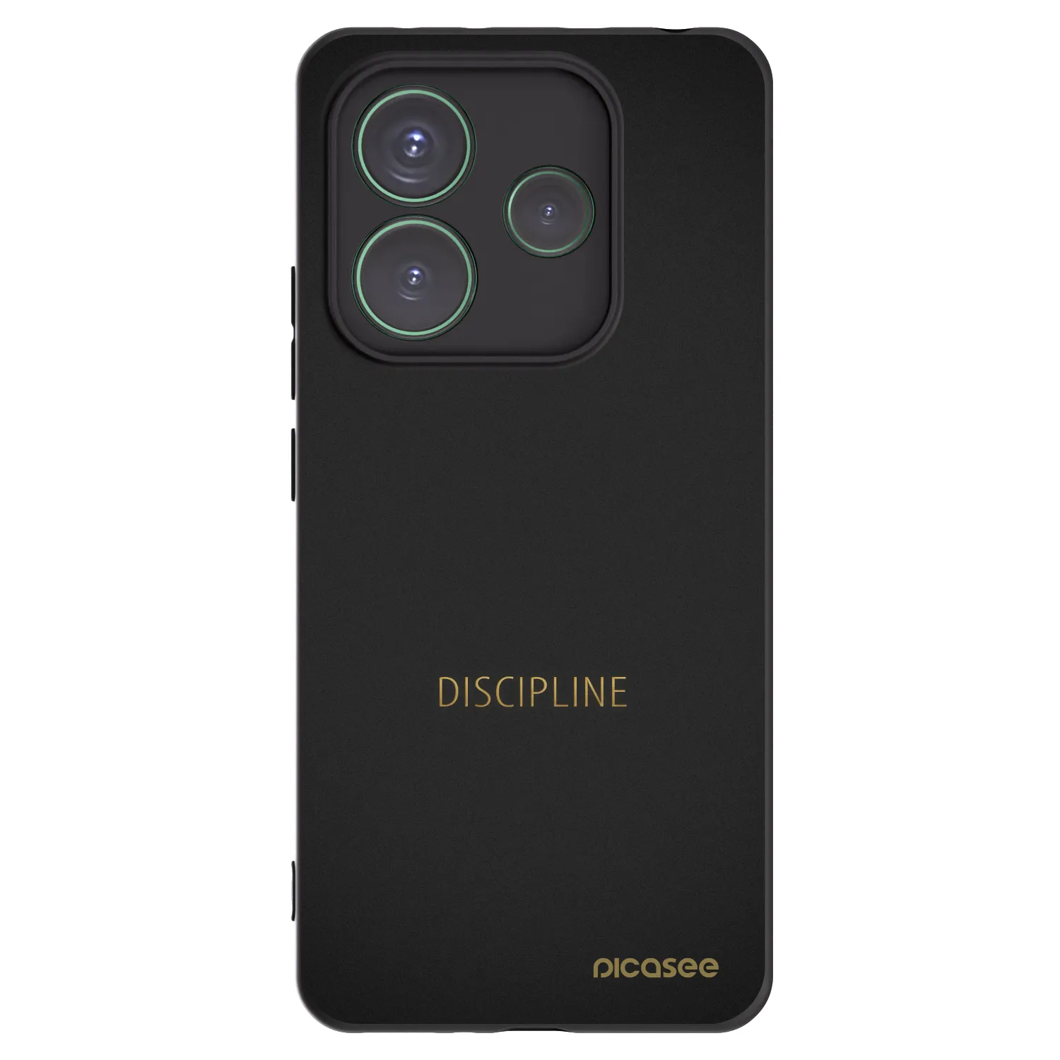 Picasee husă neagră din silicon pentru Xiaomi Redmi Note 14 5G - Discipline